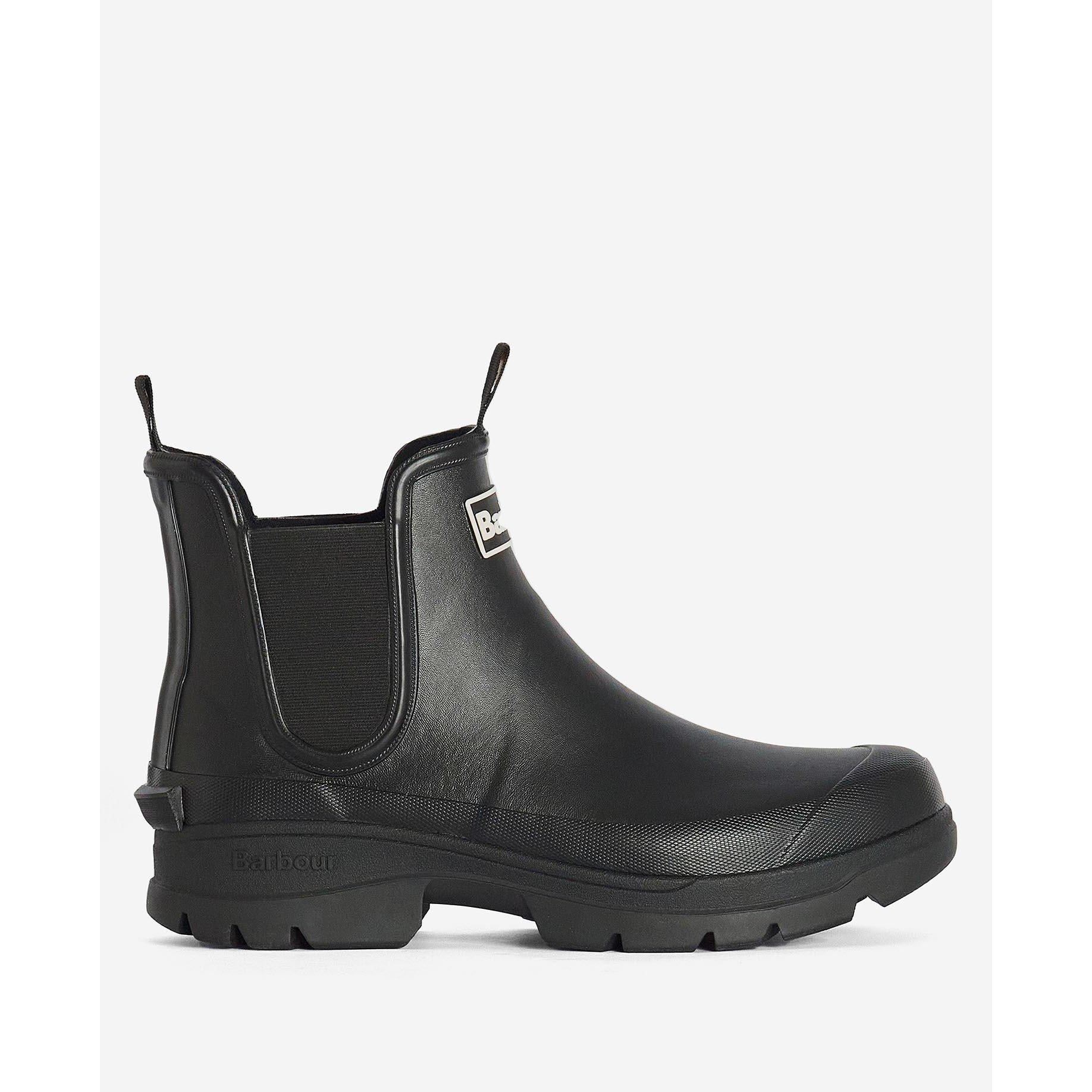 Black BK31 - Barbour - Mens Chelsea Wellington Boots - 1