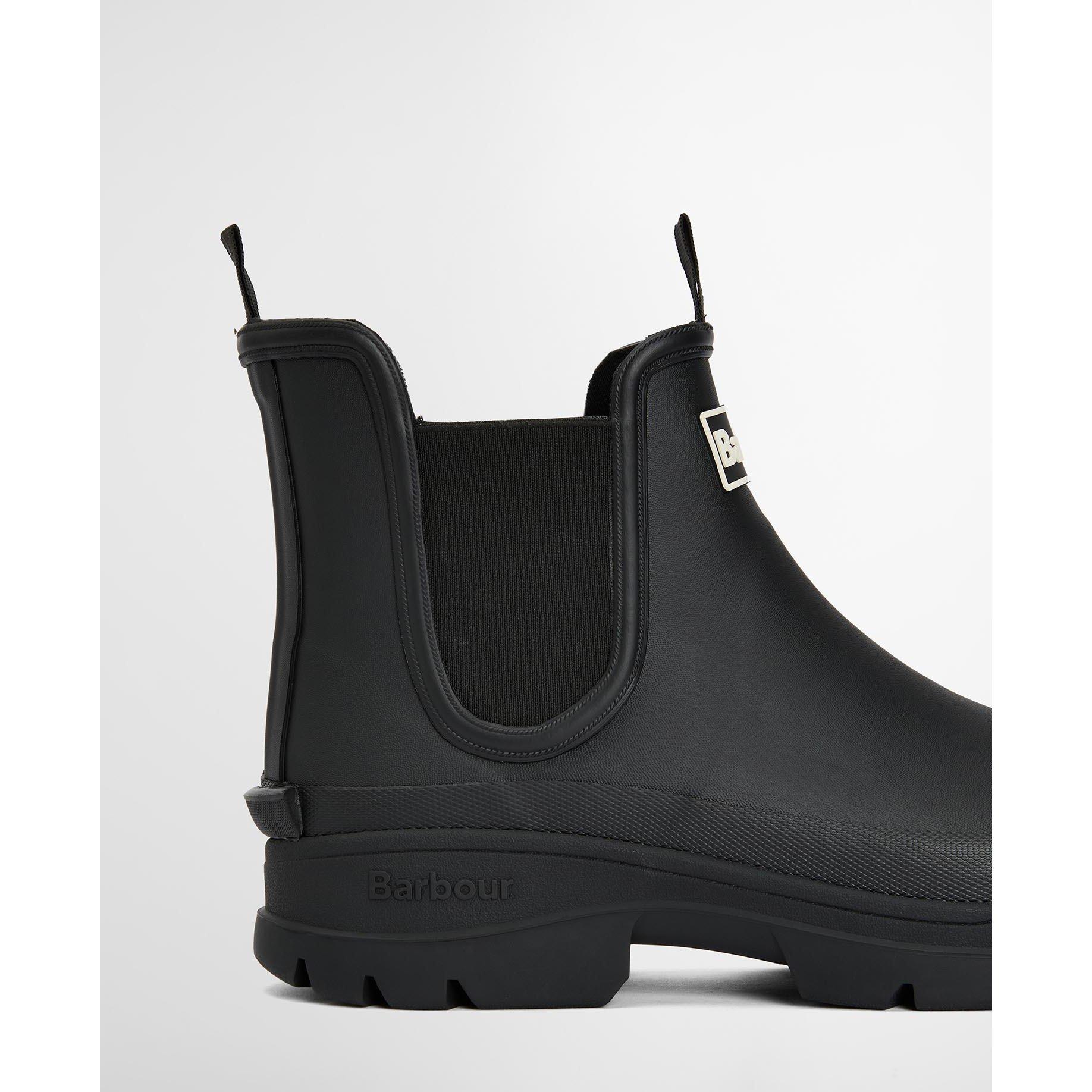 Black BK31 - Barbour - Mens Chelsea Wellington Boots - 11