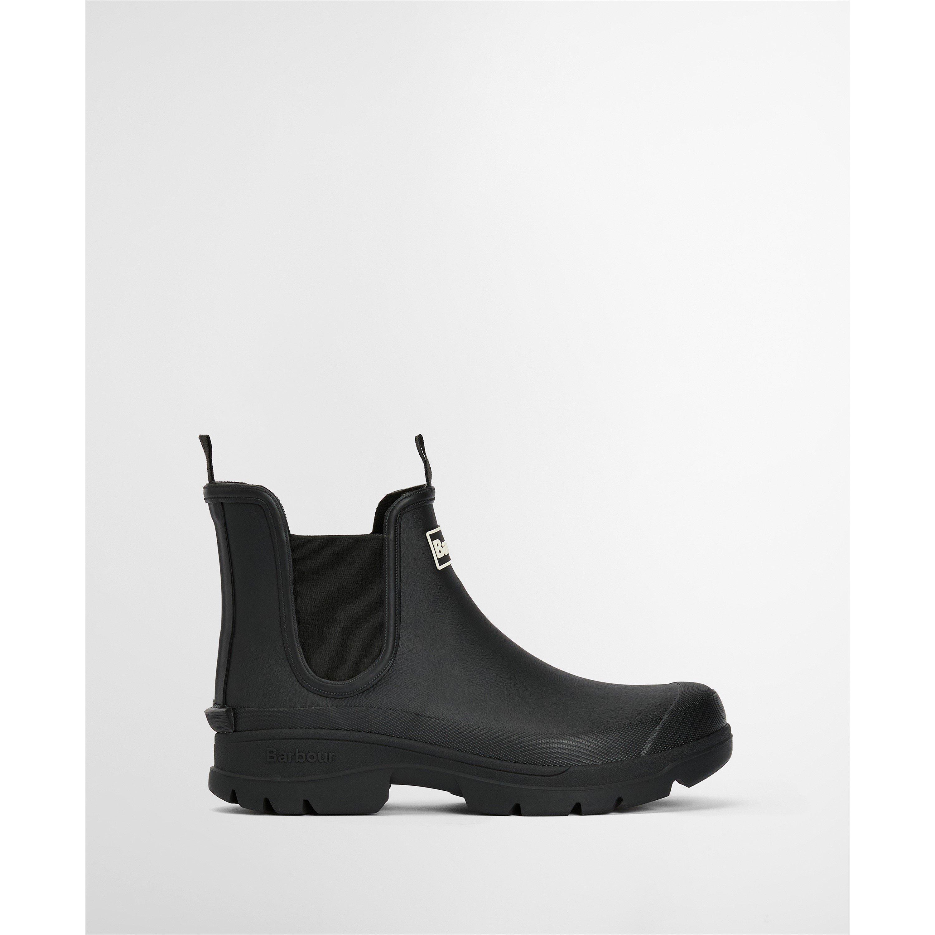 Black BK31 - Barbour - Mens Chelsea Wellington Boots - 15