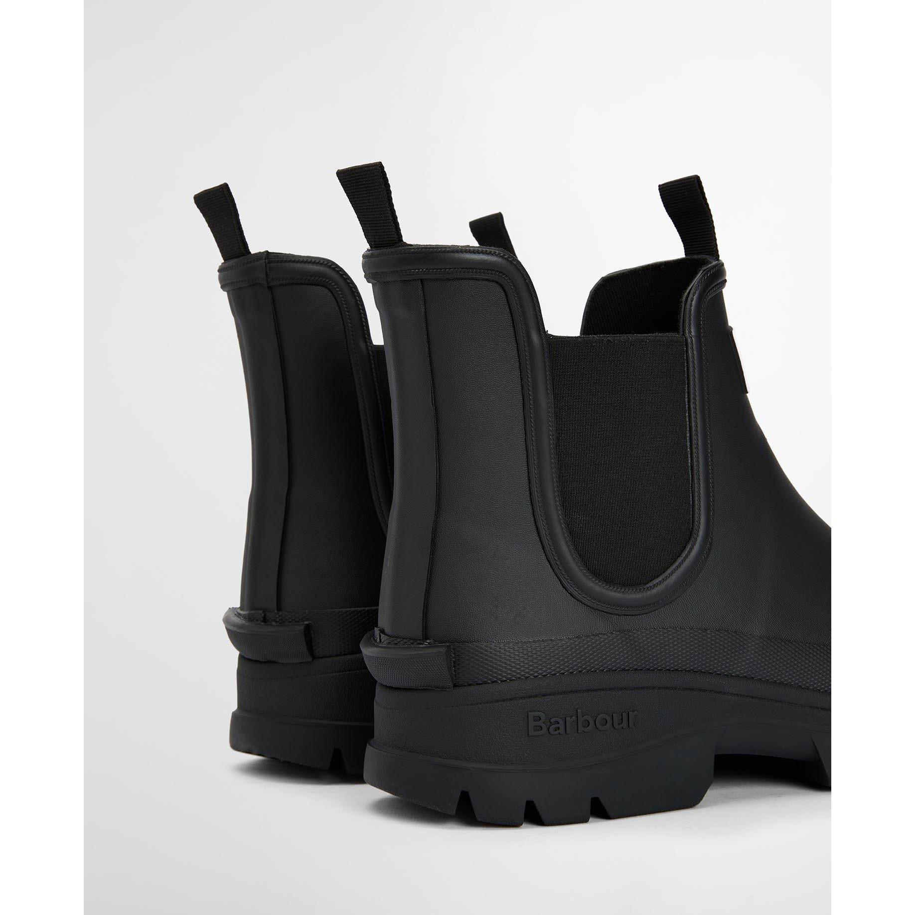 Black BK31 - Barbour - Men's Chelsea Wellington Boots - 6