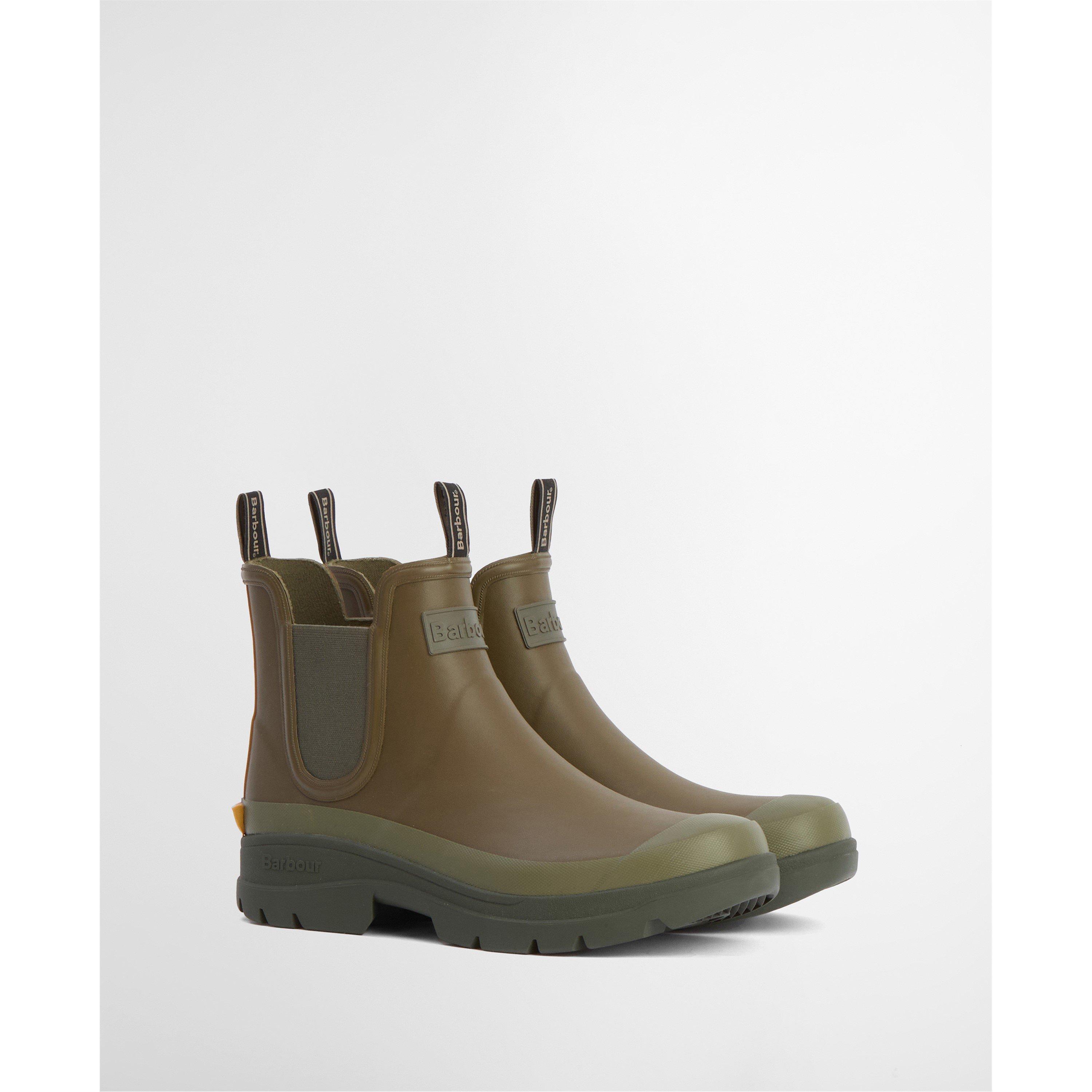 OL71 Olive - Barbour - Mens Chelsea Wellington Boots - 2