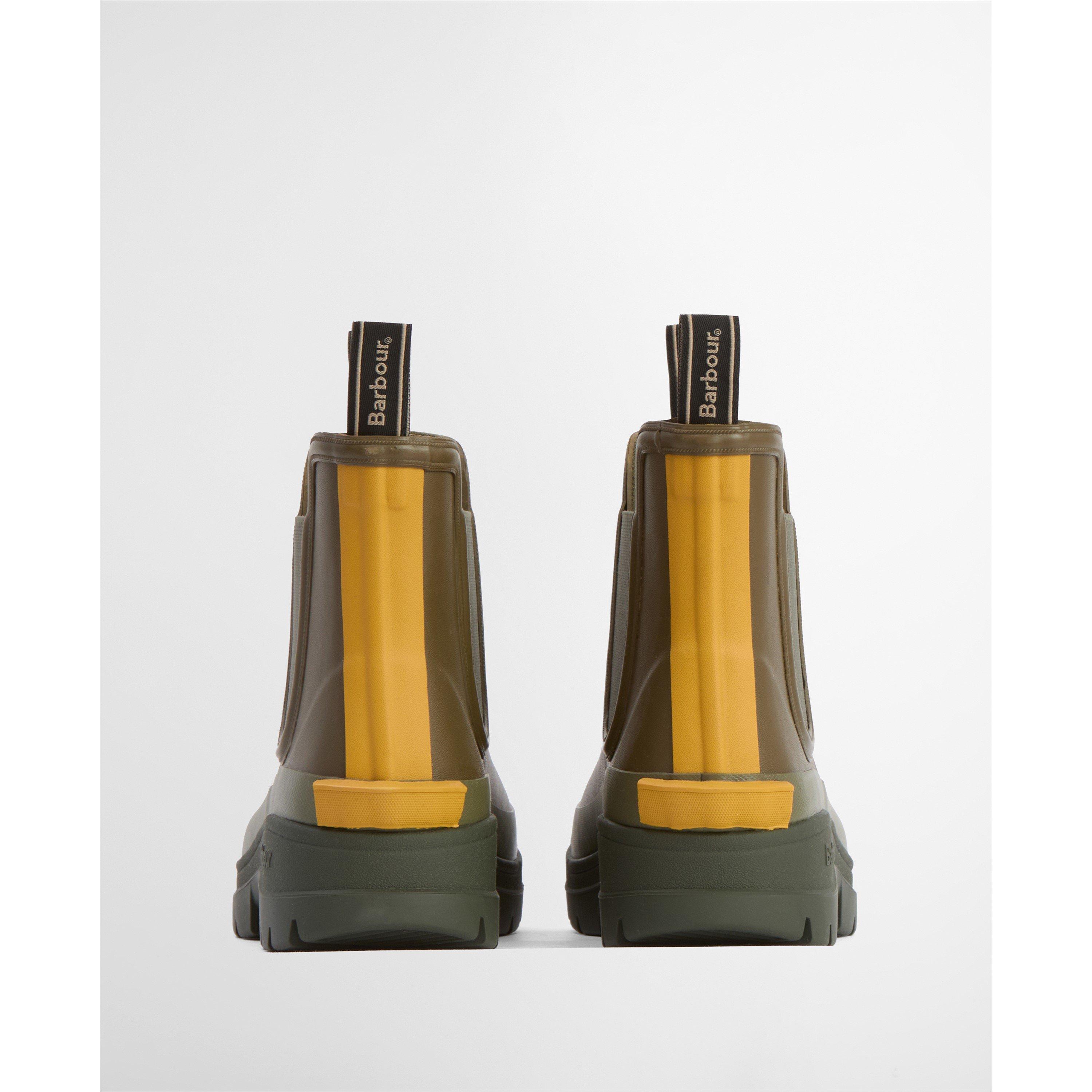 OL71 Olive - Barbour - Mens Chelsea Wellington Boots - 3