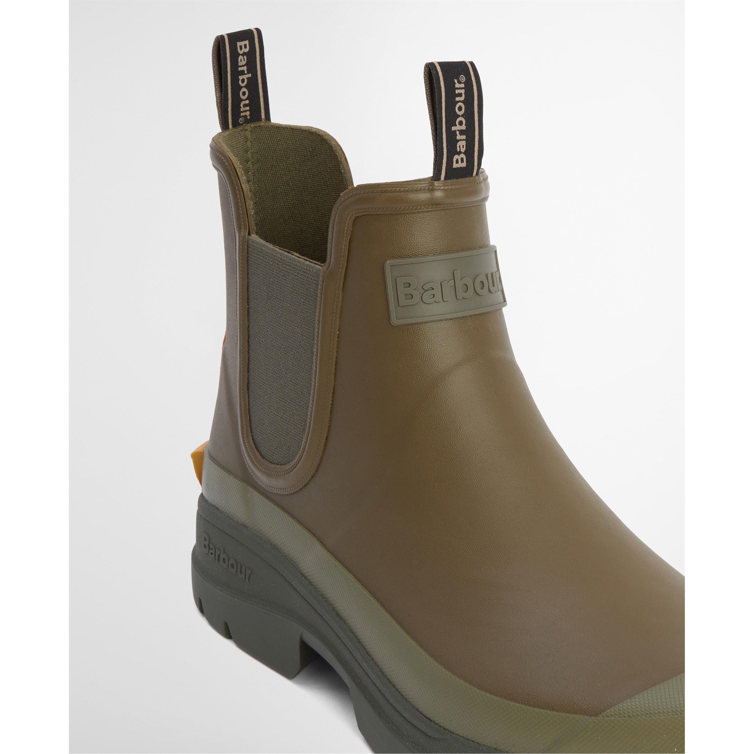 OL71 Olive - Barbour - Mens Chelsea Wellington Boots - 5
