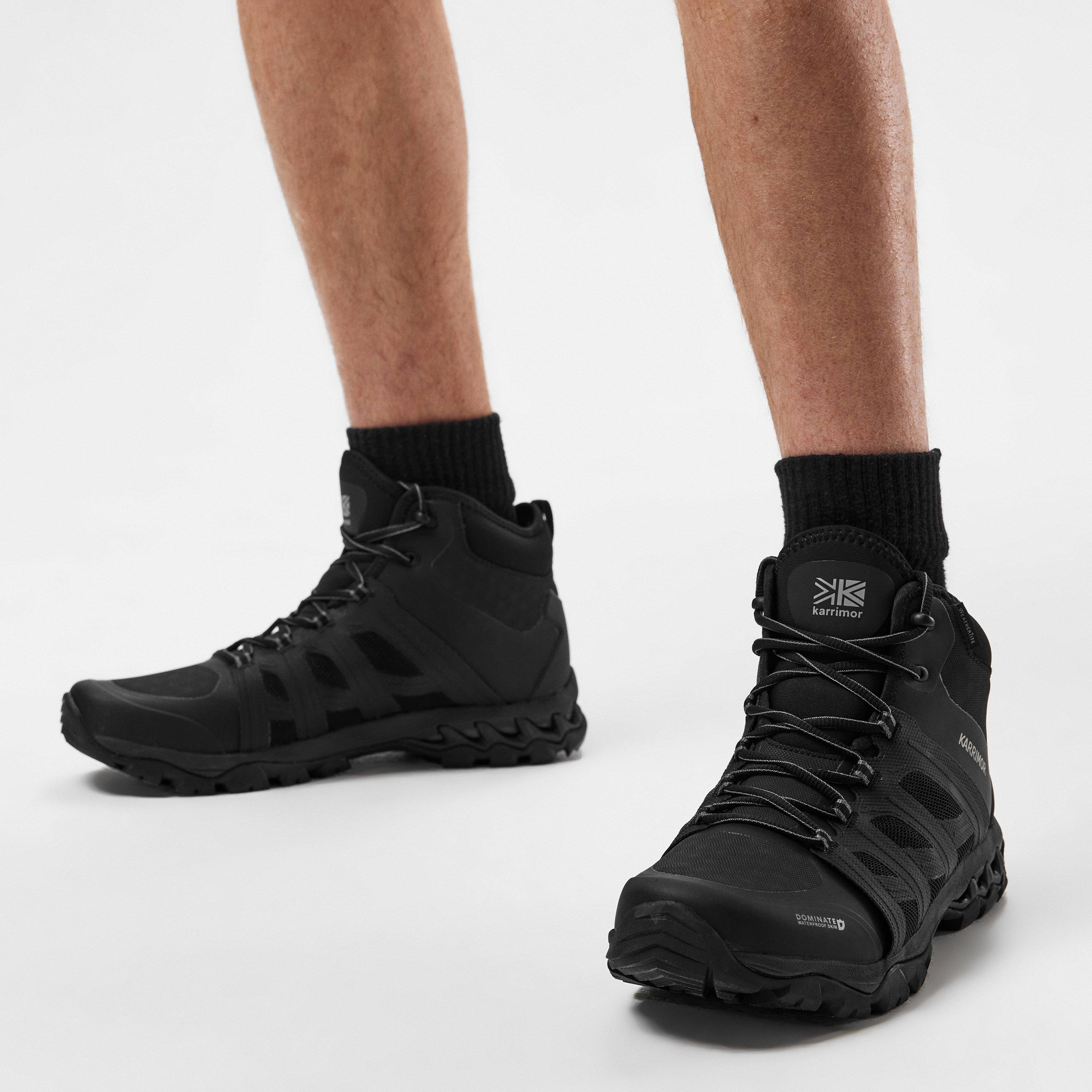 Black - Karrimor - Dominator Waterproof Walking Boots Mens - 2