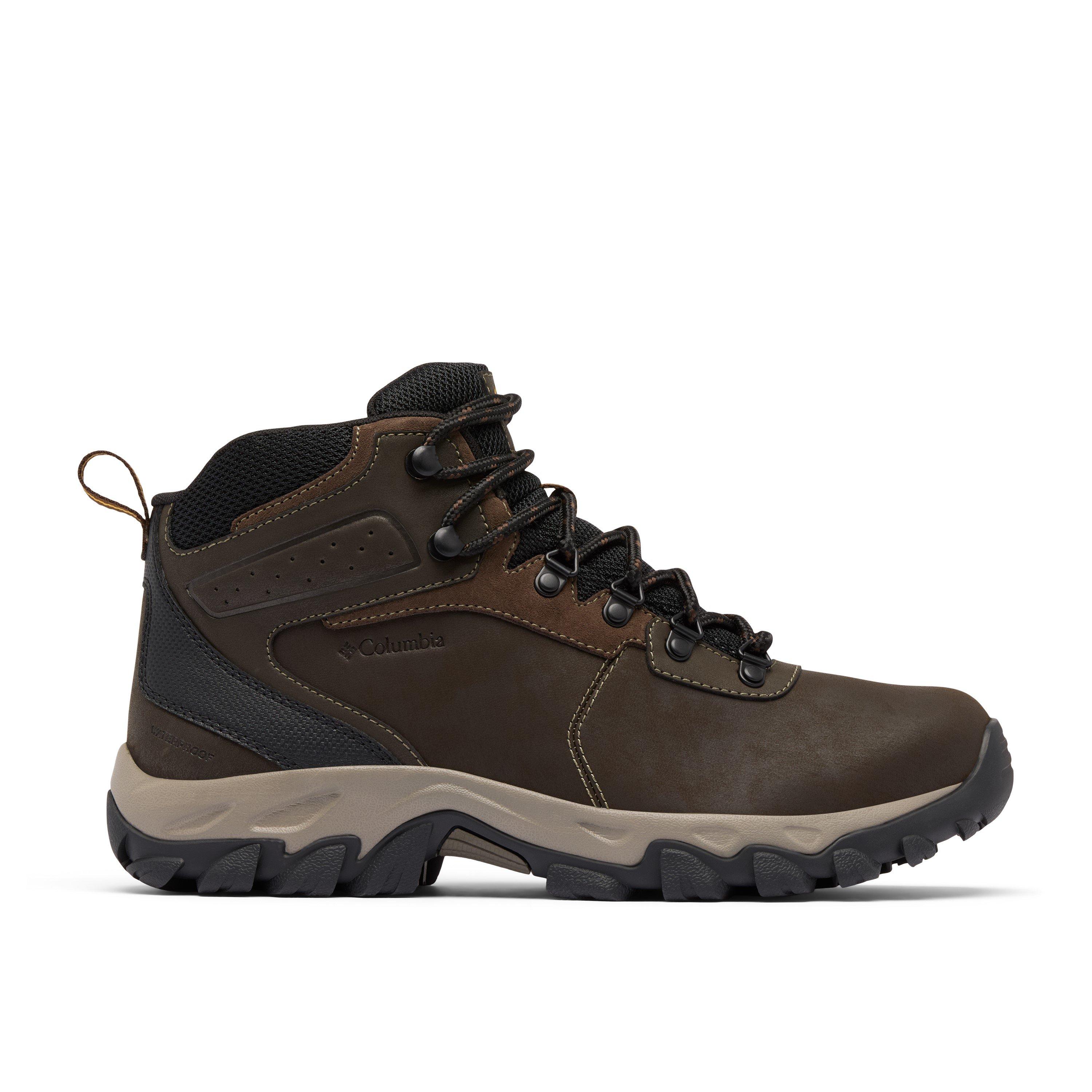 Brown - Columbia - Newton Ridge Waterproof Boots Mens - 1