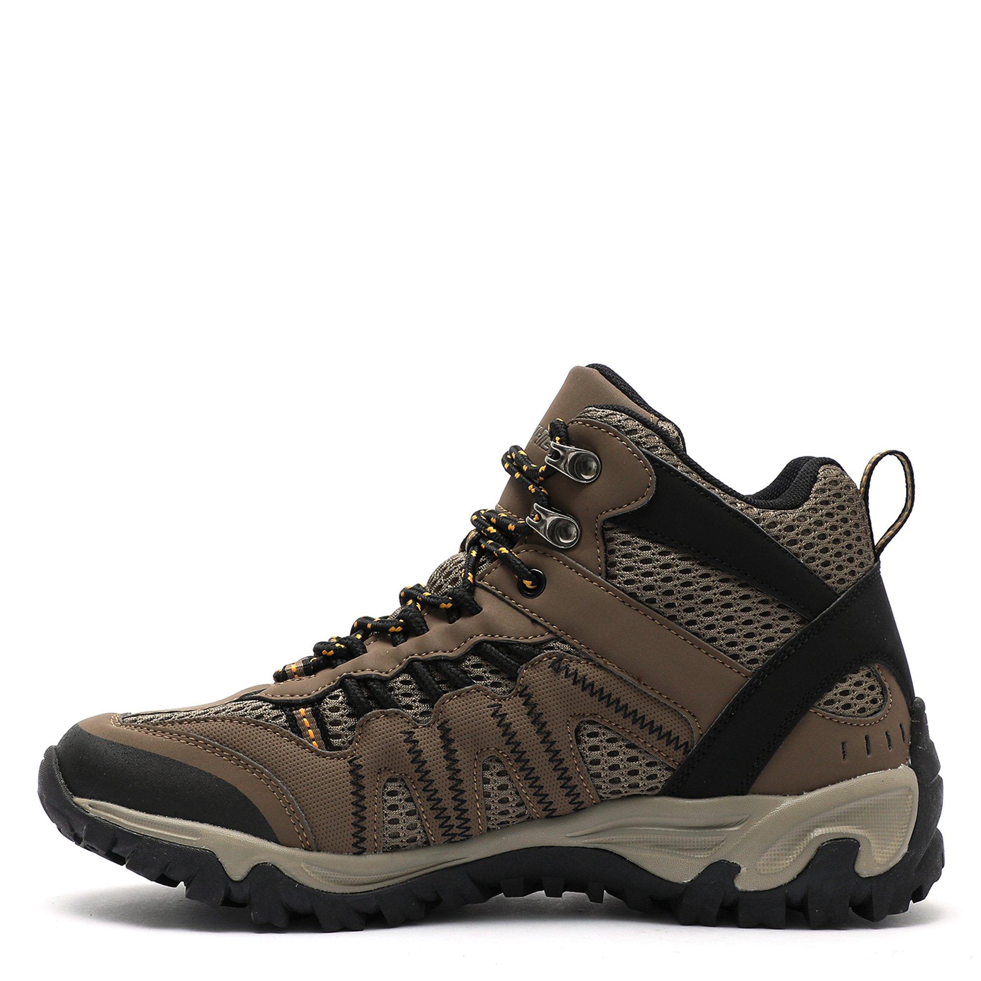 Taupe/CoreGold - Hi Tec - Hi Santa Cruz Trek Mid Hiking Boots Mens - 2