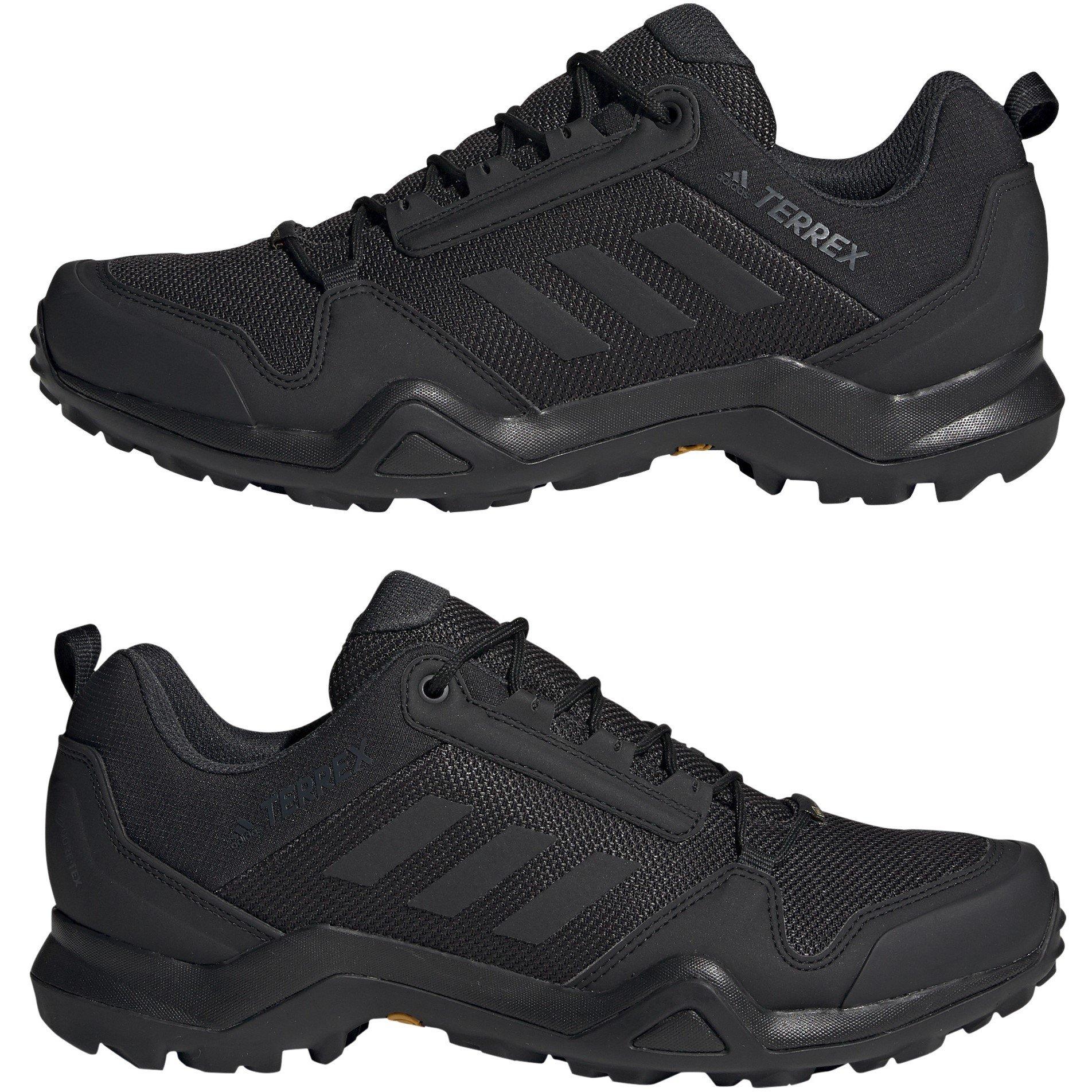 Negro/Negro - adidas - Terrex AX3 GTX Hiking Shoes Mens - 11