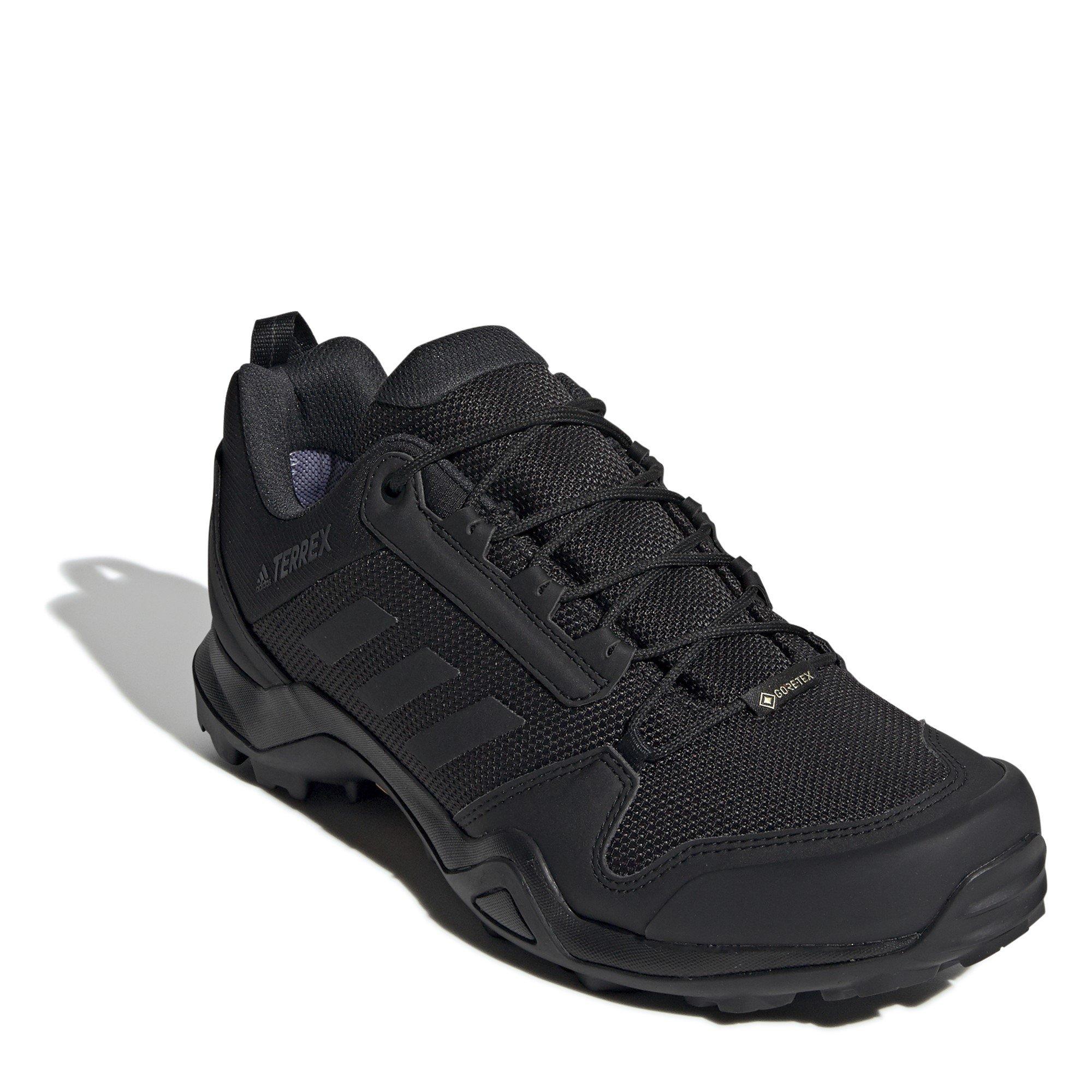 Negro/Negro - adidas - Terrex AX3 GTX Hiking Shoes Mens - 3