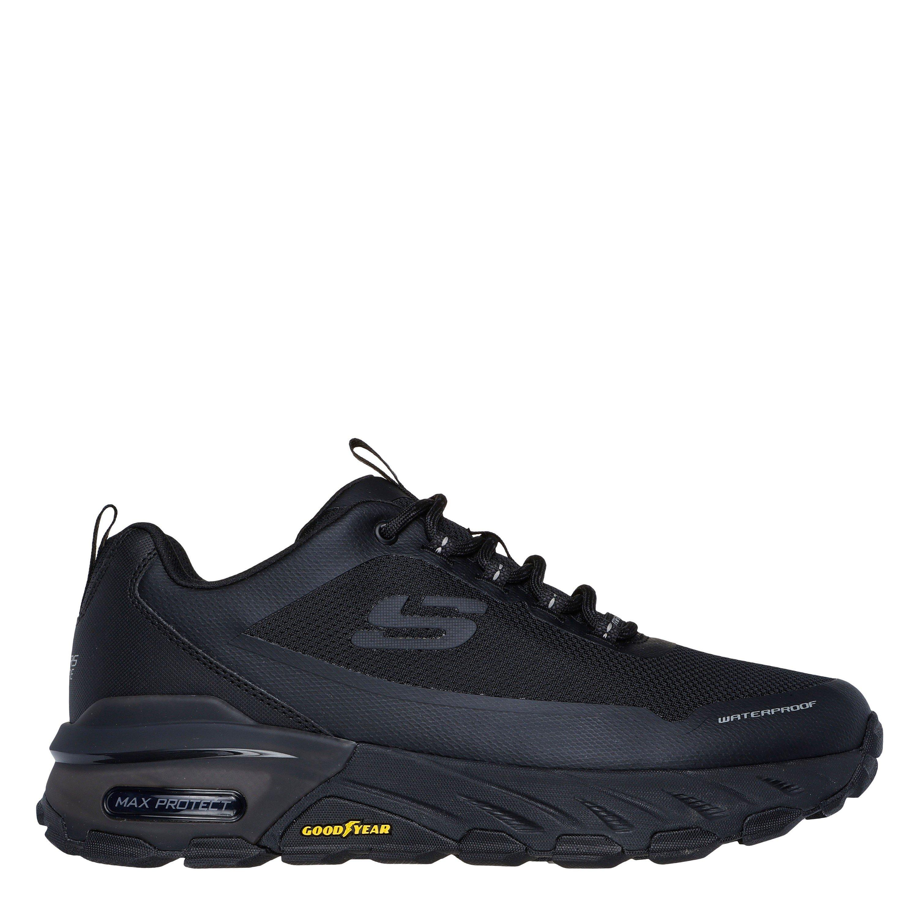 Black - Skechers - Skechers Max Protect - Fast Track Walking Shoes - 1