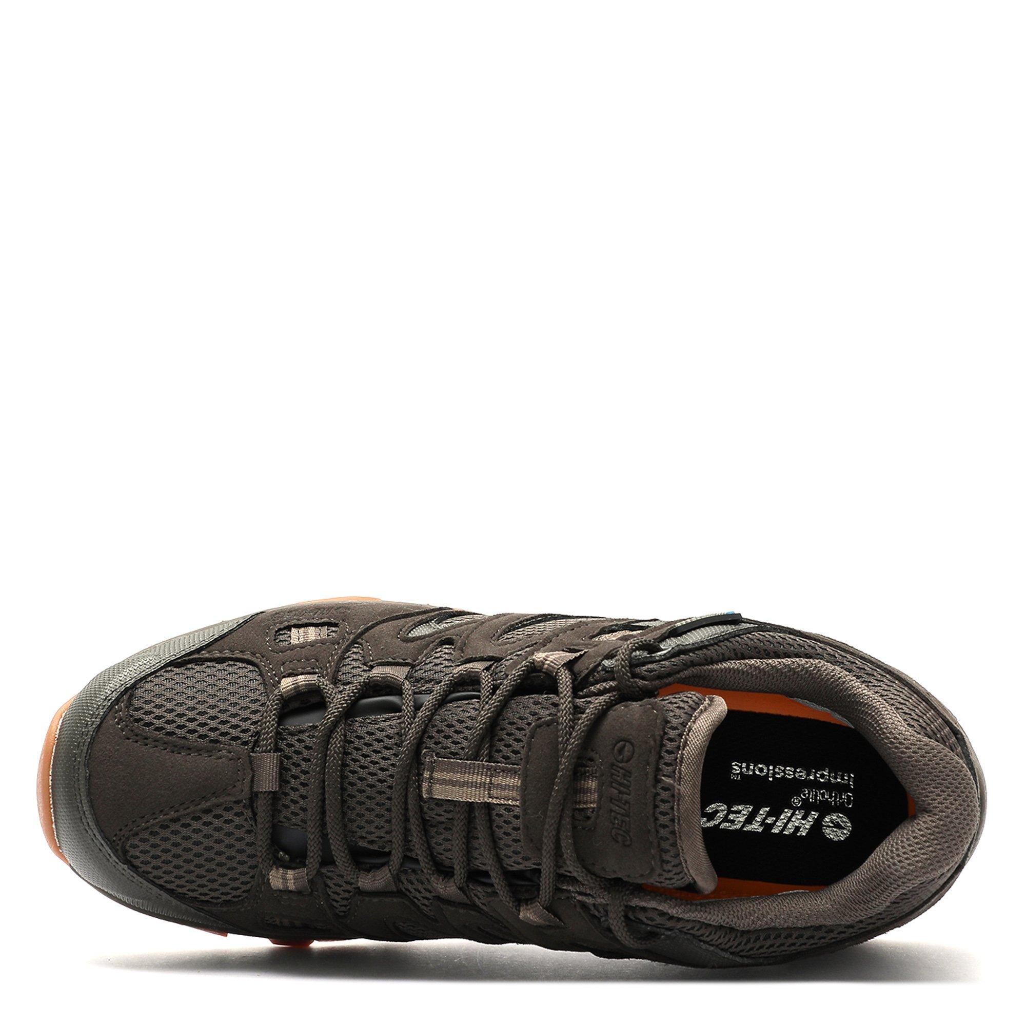 Olive/Gum - Hi Tec - Ravus Vent Lite Low Watreproof Hiking Shoes Mens - 3