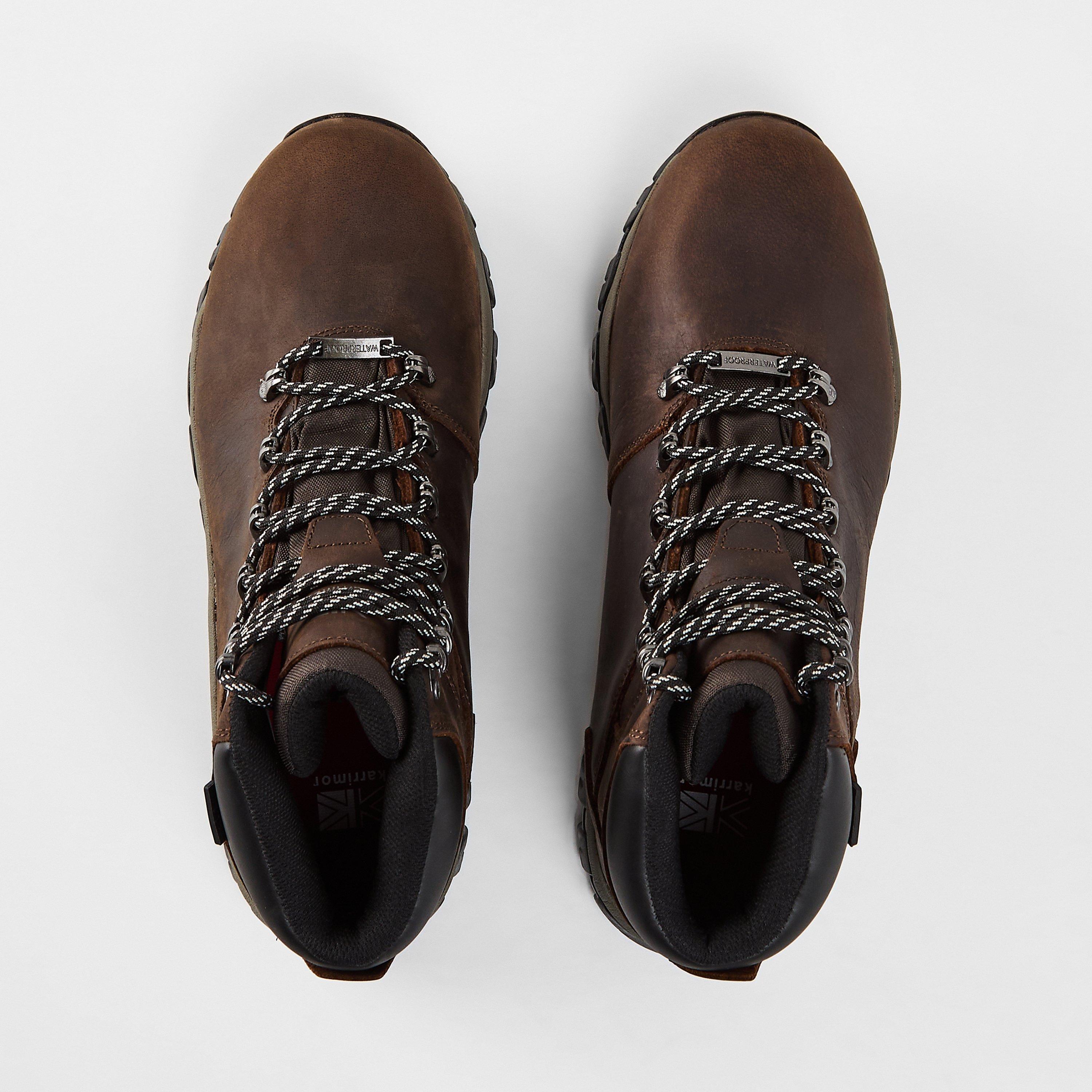 Brown - Karrimor - Coniston Waterproof Walking Boots Mens - 6