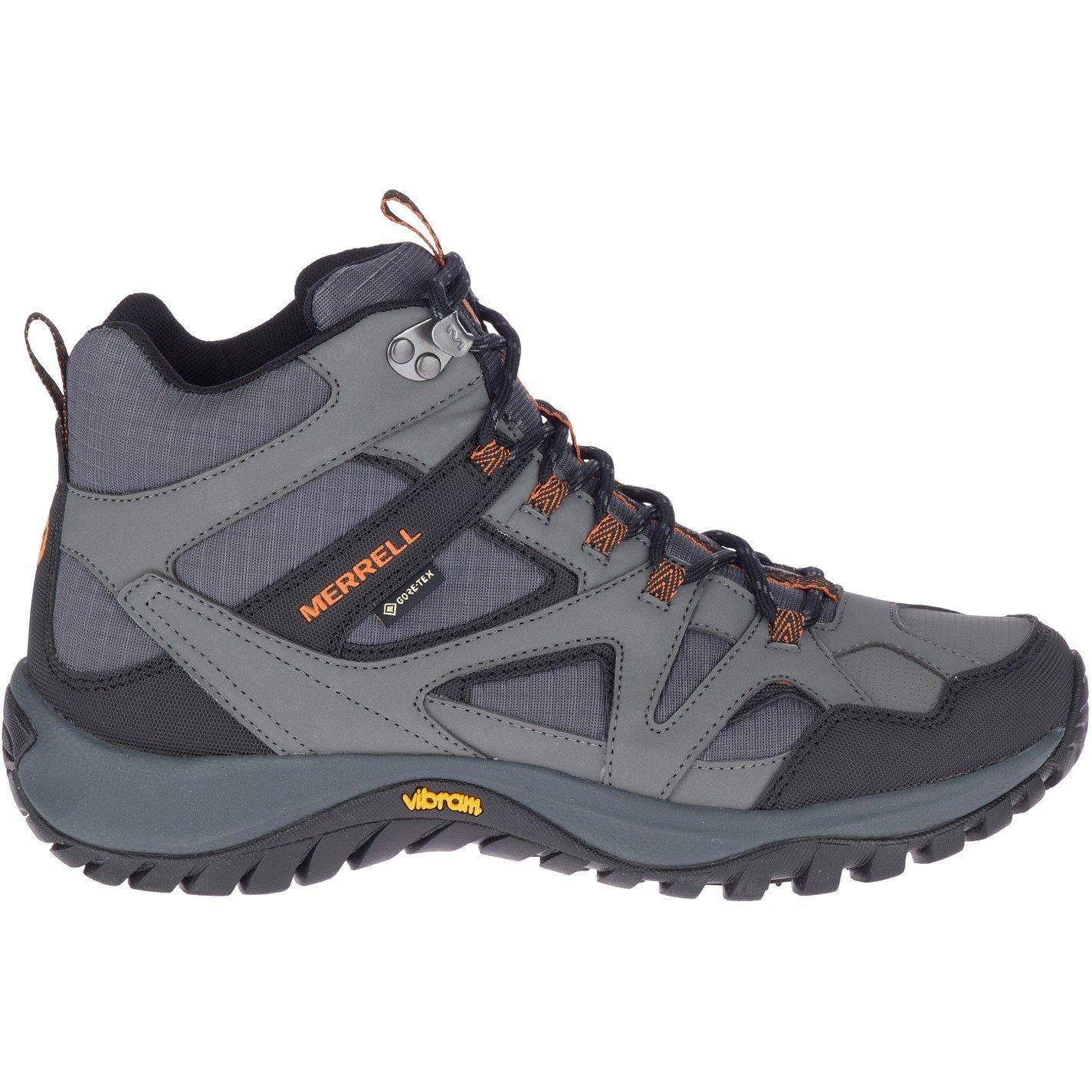 Charcoal - Merrell - Bryce Mid GTX Hiking Boots Mens - 1