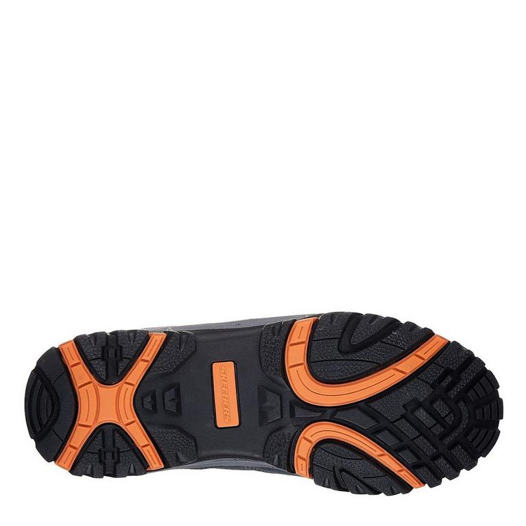 Daim gris - Skechers - Skechers H2 Go Black Sandals 54271-BLK - 4