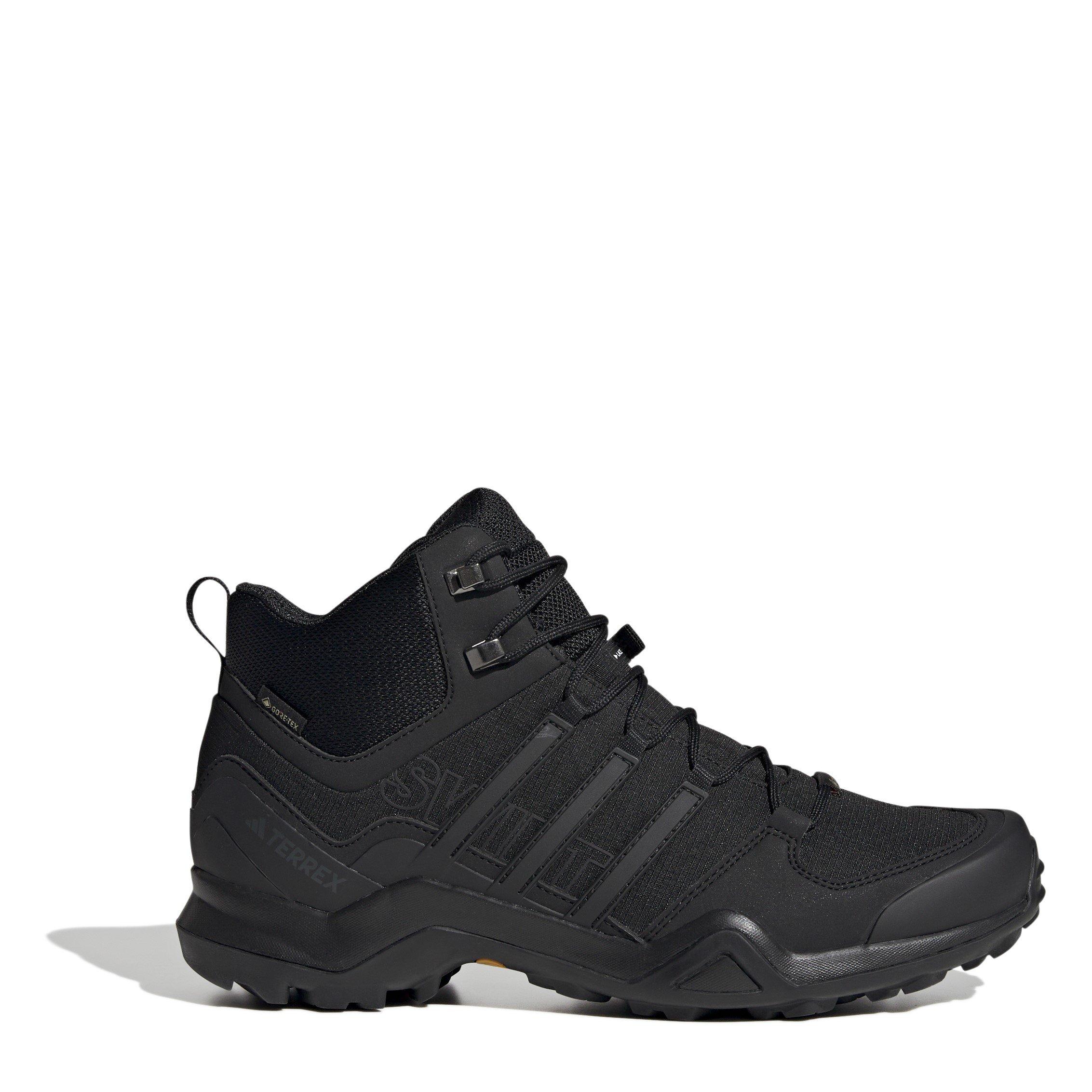 Black/Black - adidas - Terrex Swift R2 Mid GTX Shoes - 1