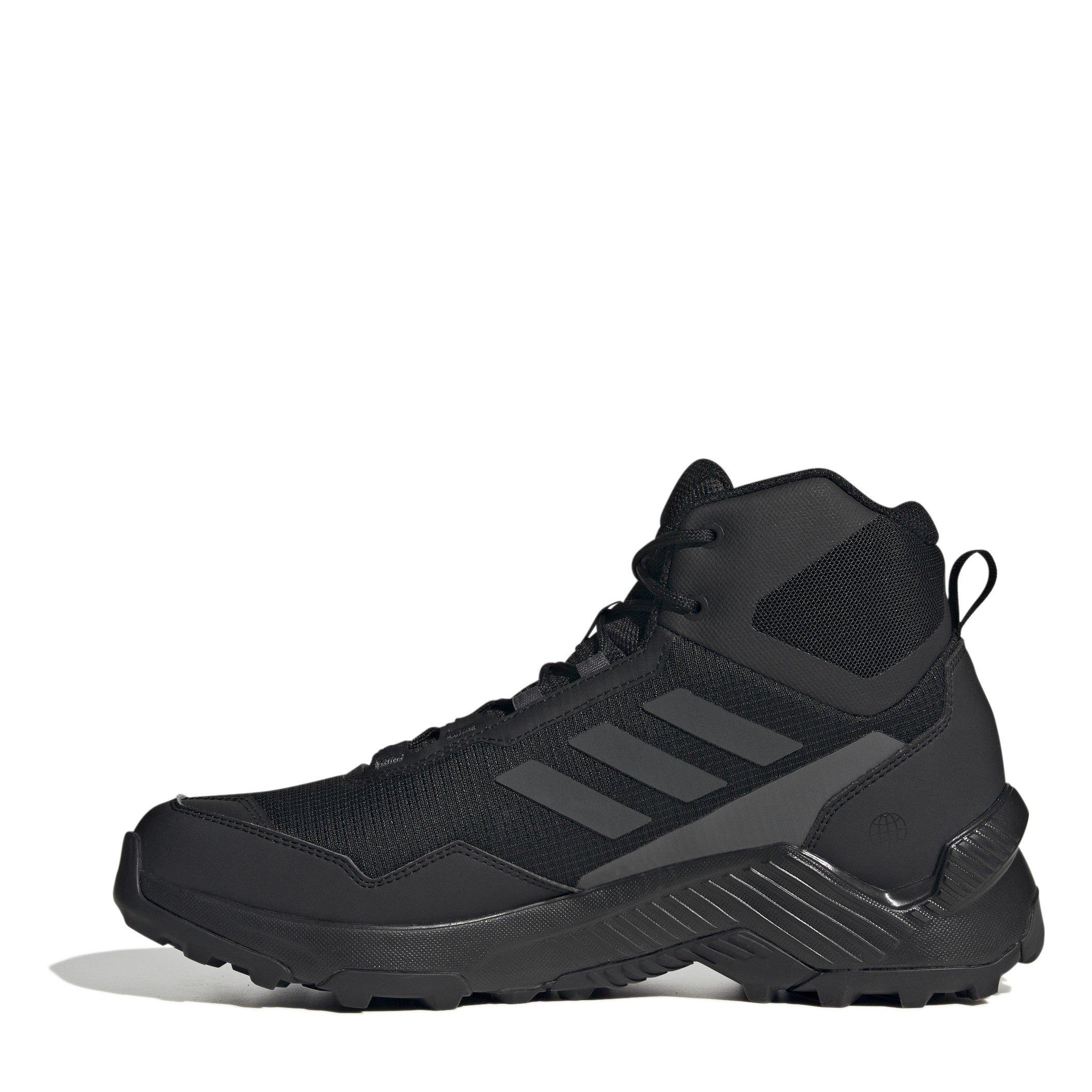 Black/Carbon - adidas - Eastrail 2.0 Mid RAIN.RDY Hiking Shoes Mens - 2