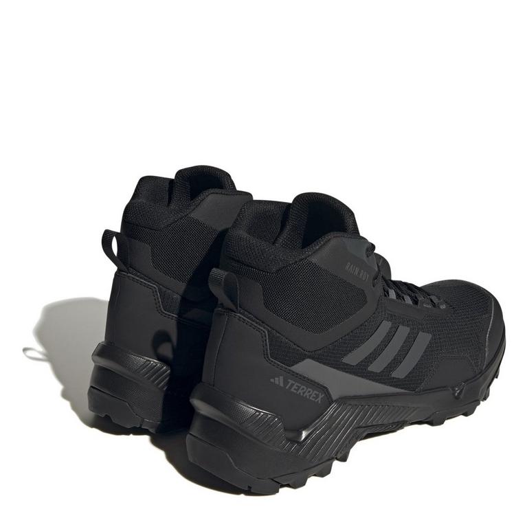Noir/Carbone - adidas - Eastrail 2.0 Mid RAIN.RDY Hiking Shoes Mens - 4