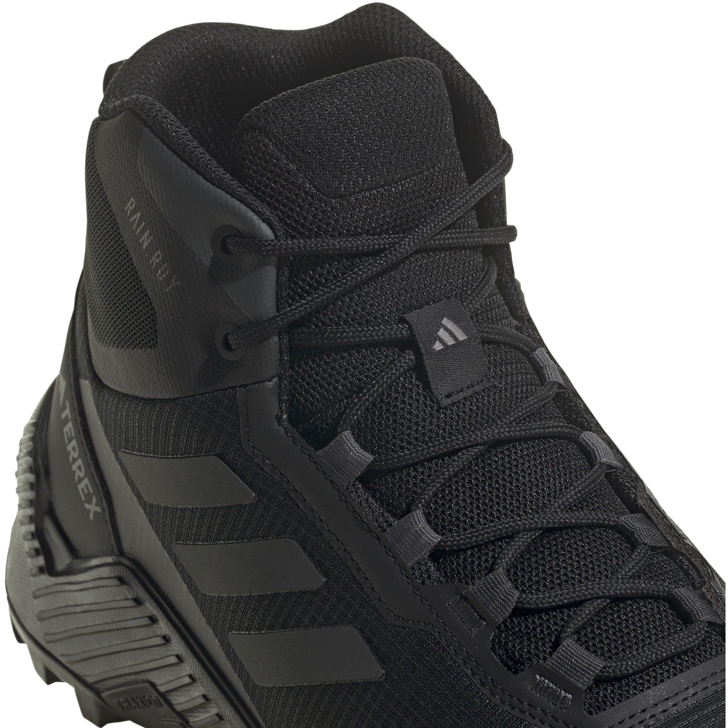 Black/Carbon - adidas - Eastrail 2.0 Mid RAIN.RDY Hiking Shoes Mens - 7