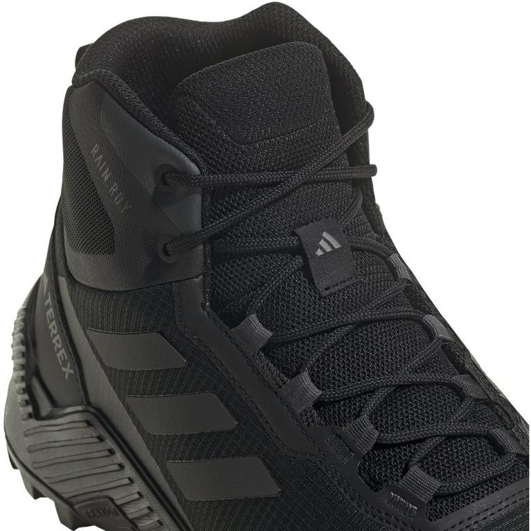 Noir/Carbone - adidas - Eastrail 2.0 Mid RAIN.RDY Hiking Shoes Mens - 7
