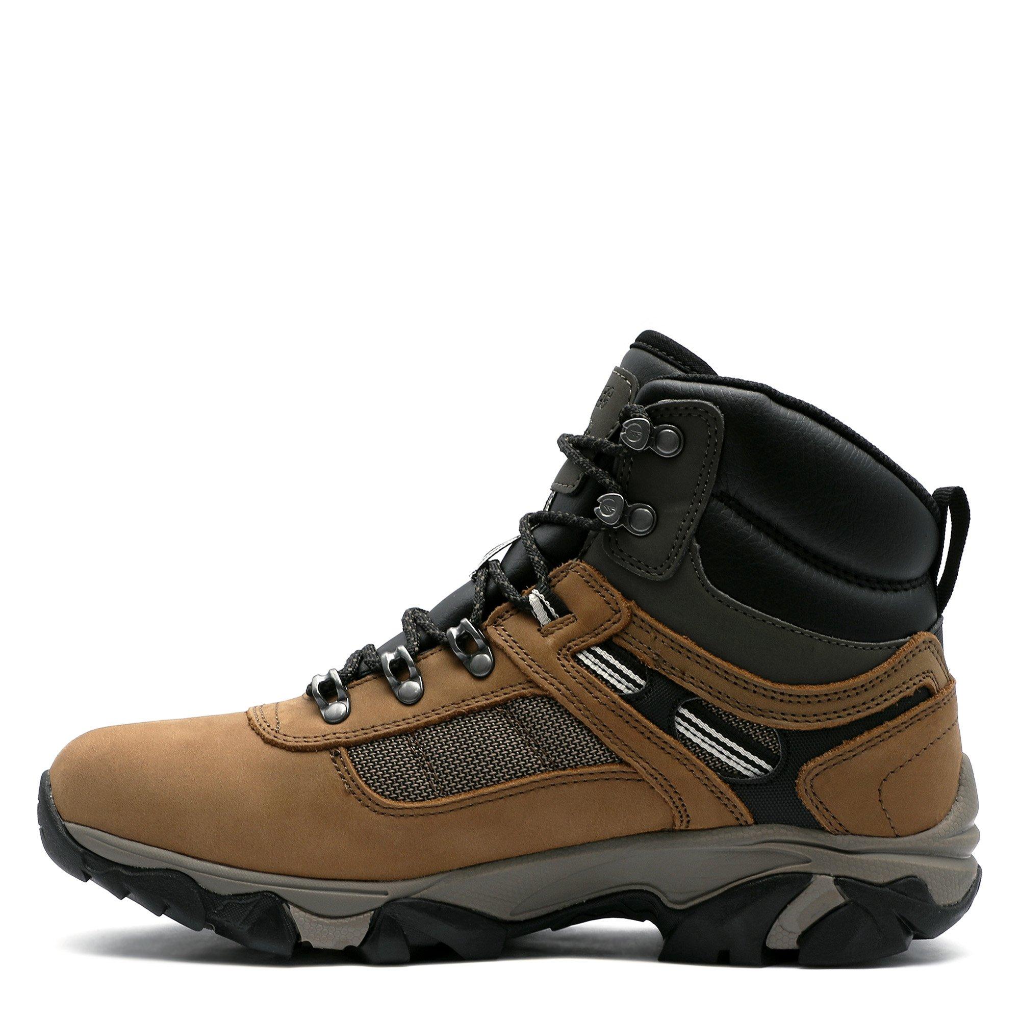 Tobcc/Blk/Snow - Hi Tec - Ravus Quest Lux Mens Mid WP Walking Boots - 2