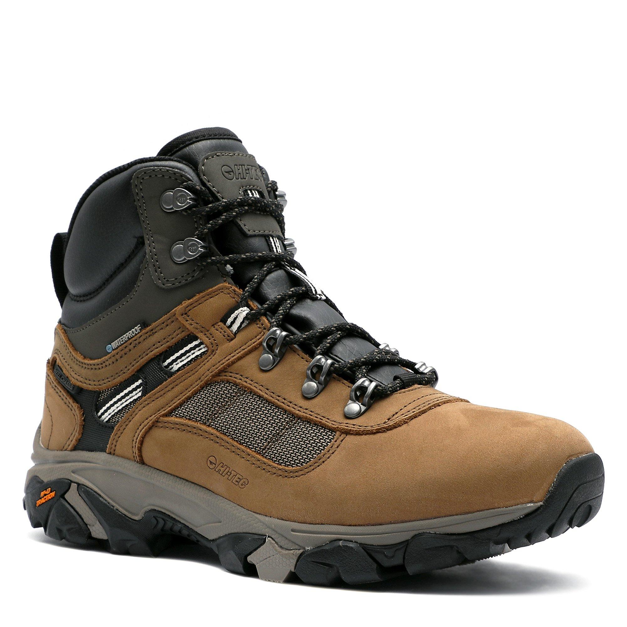 Tobcc/Blk/Snow - Hi Tec - Ravus Quest Lux Mens Mid WP Walking Boots - 5
