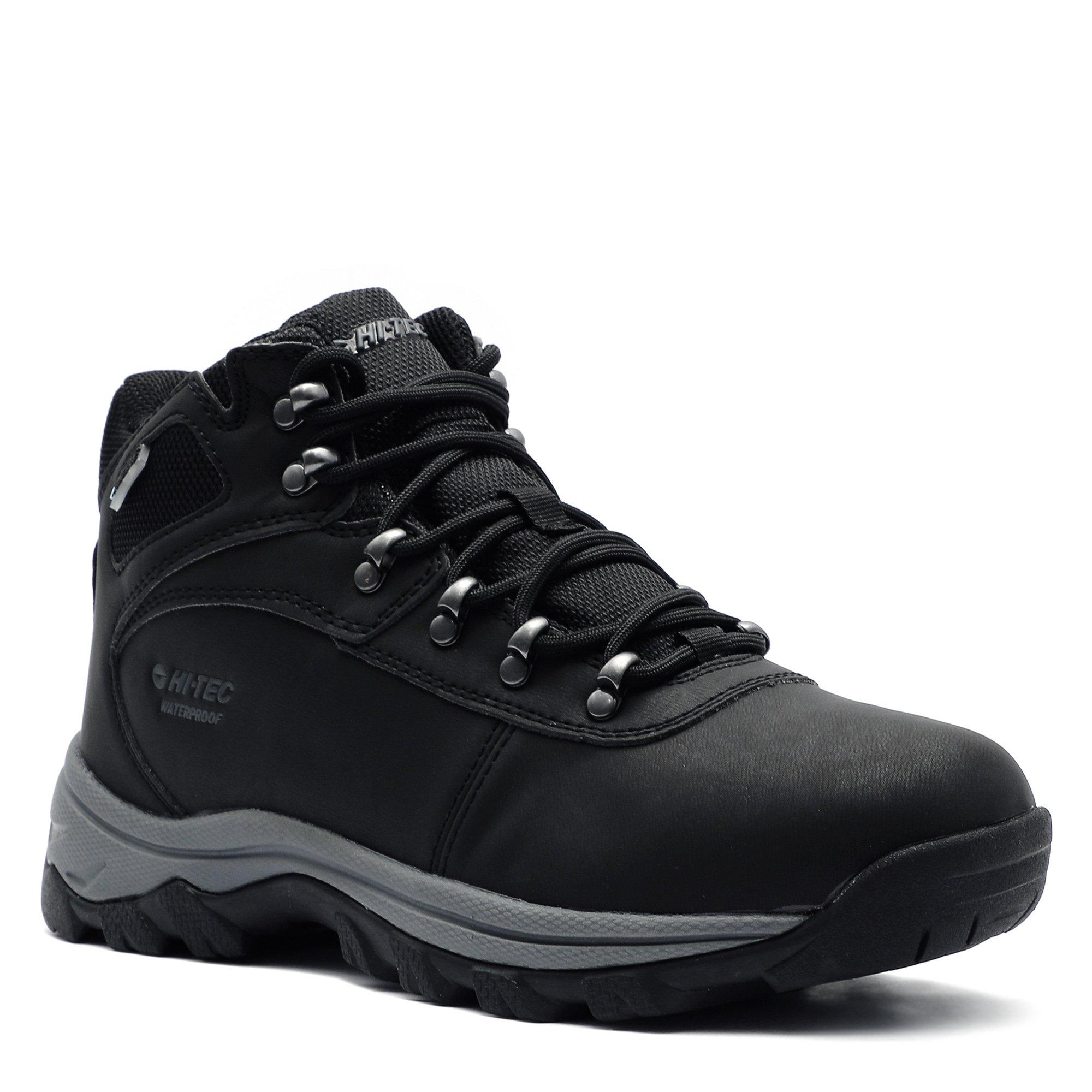 Black - Hi Tec - Hi Altitude Basecamp Lite Mens WP Walking Boots - 5