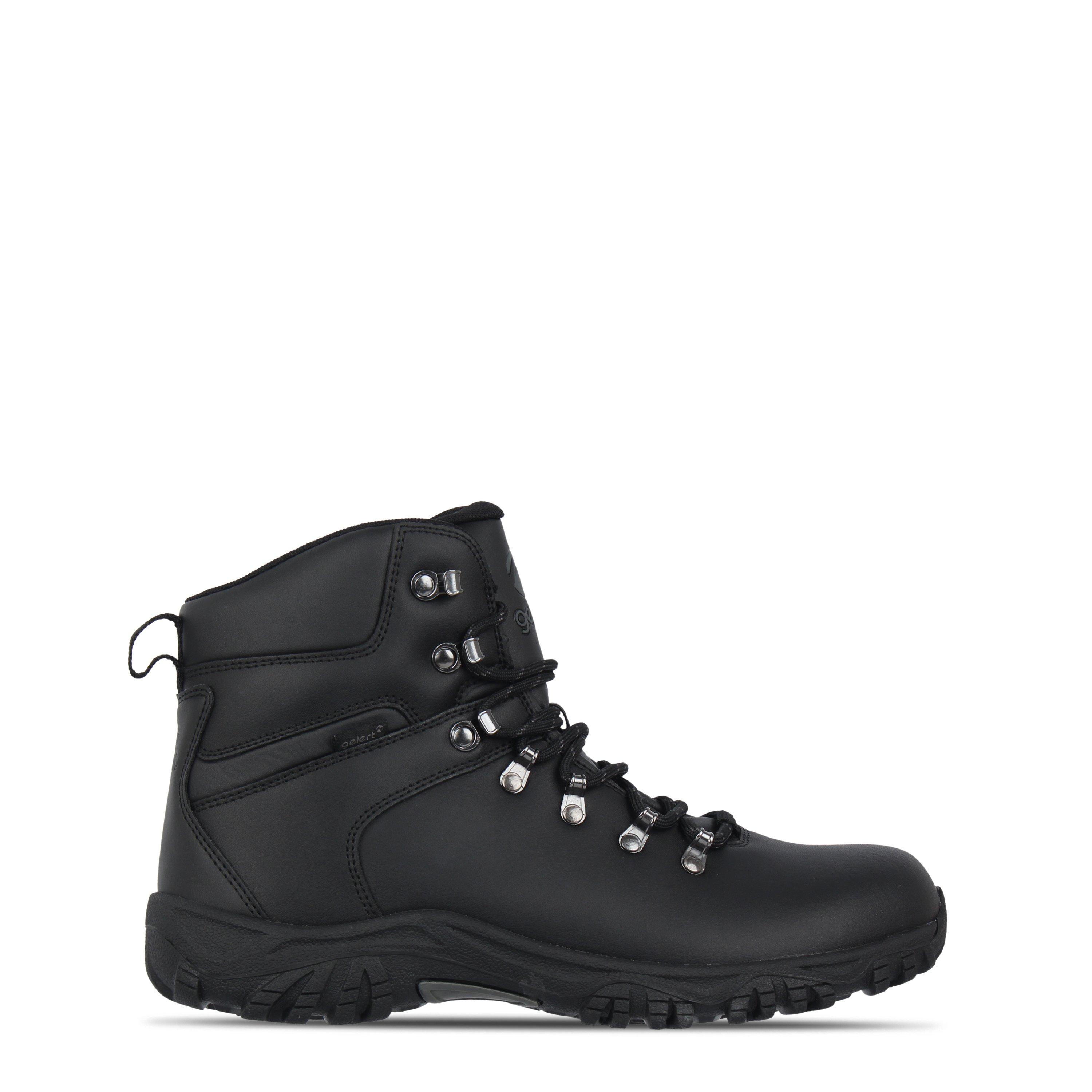 Black - Gelert - Leather Waterproof Walking Boots Mens - 1