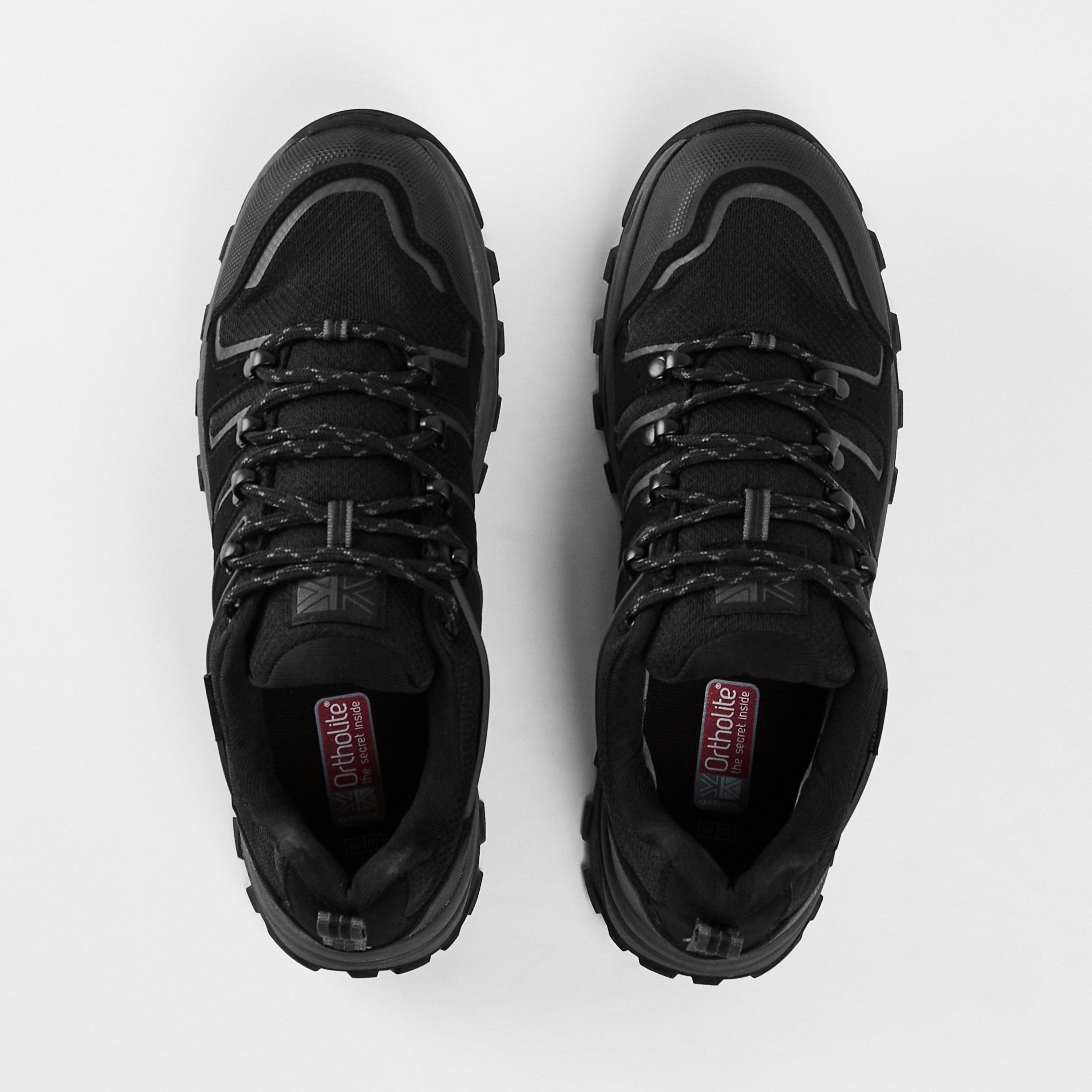 Crna - Karrimor - Karrimorr Tor Waterproof Walking Shoes Mens - 6