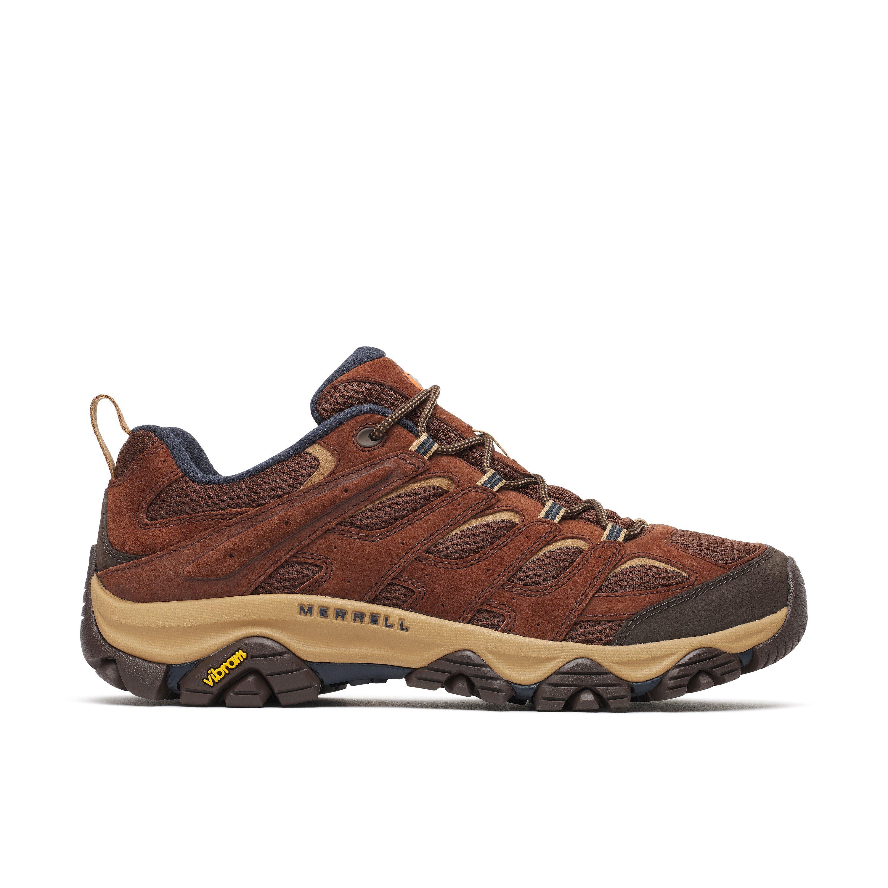 Umber - Merrell - Men's Moab 3 Suede Walking Shoes - 1
