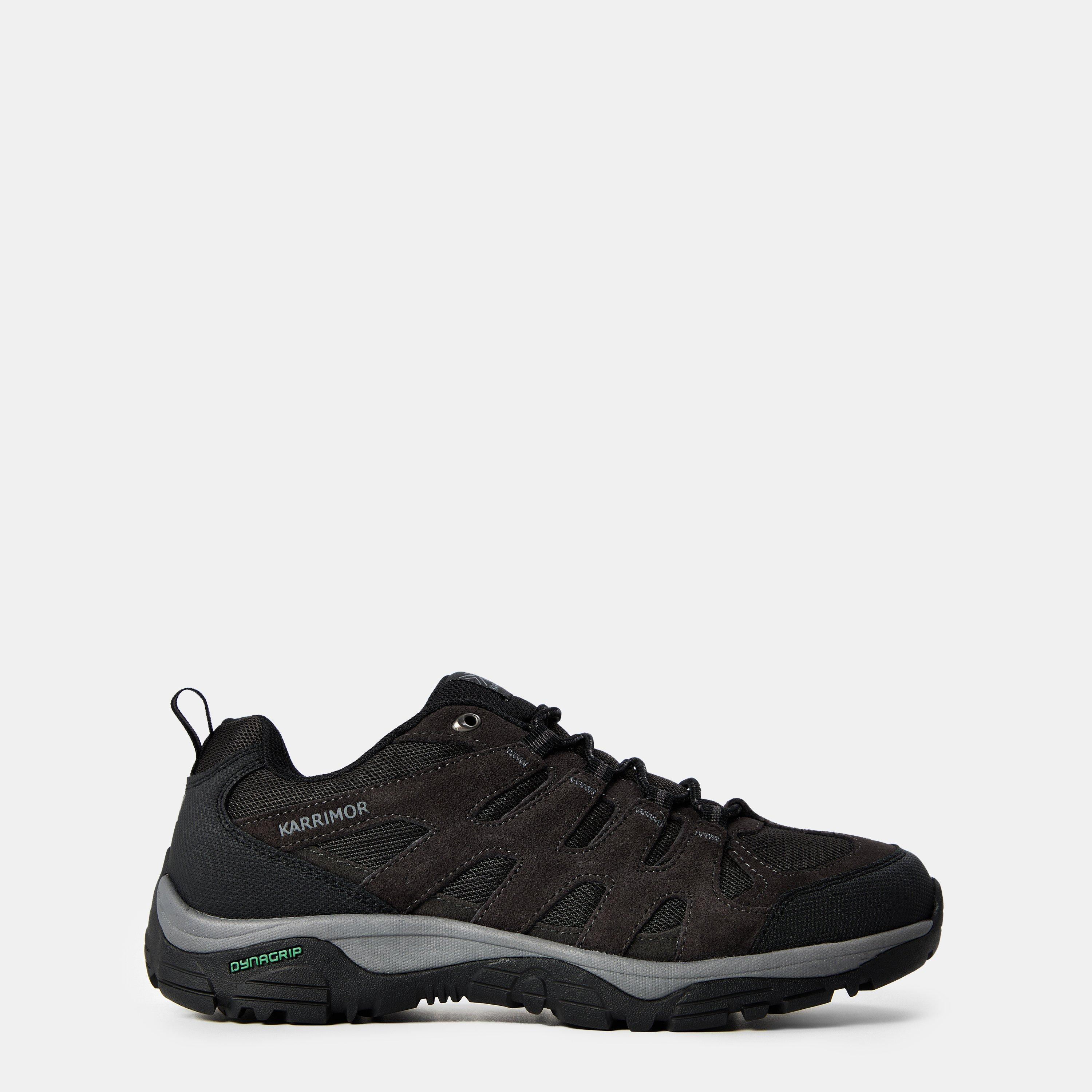Karrimor Men's Summit Leather Walking Shoes - Charcoal - 7.5 (41.5)