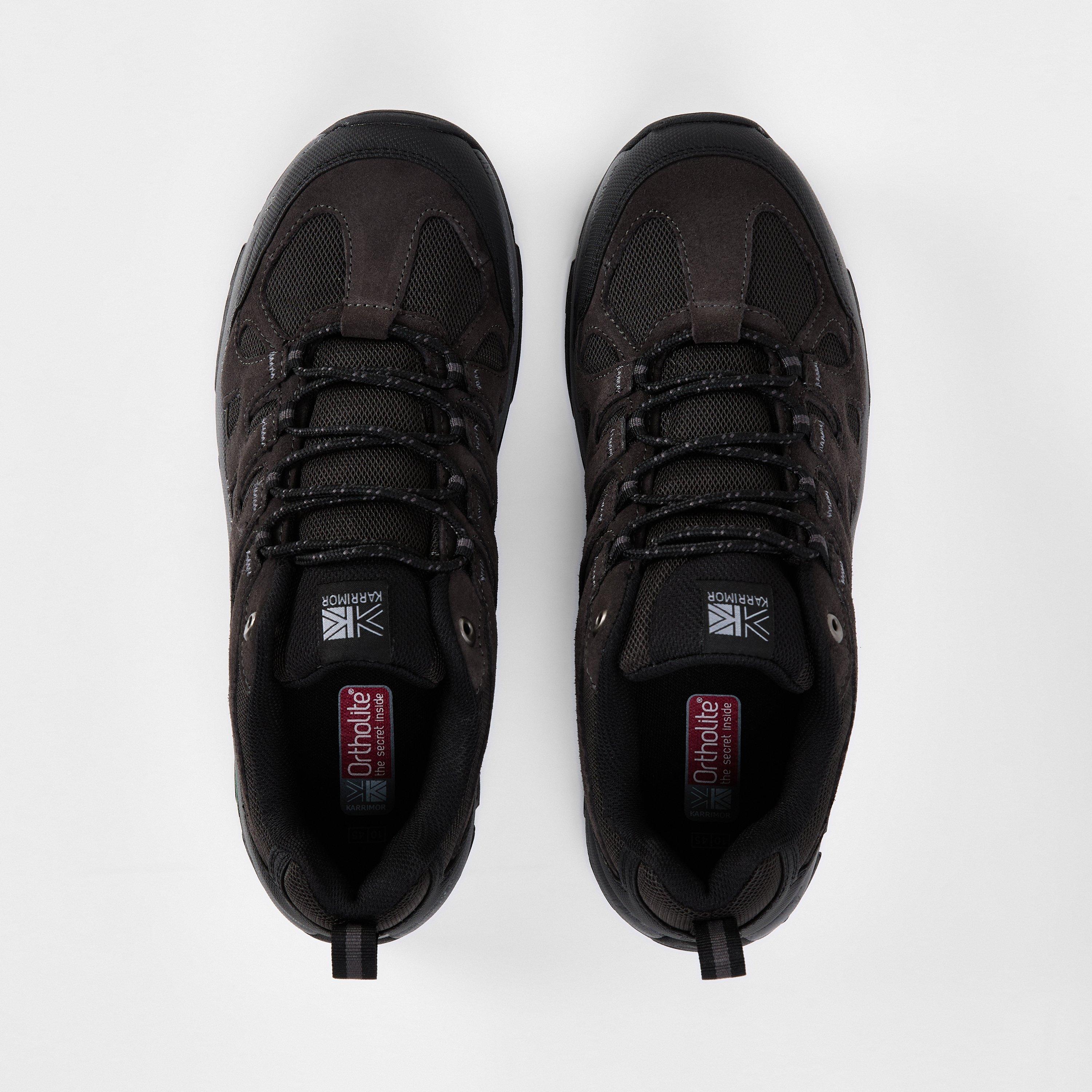 Charcoal - Karrimor - Summit Leather Walking Shoes Mens - 6