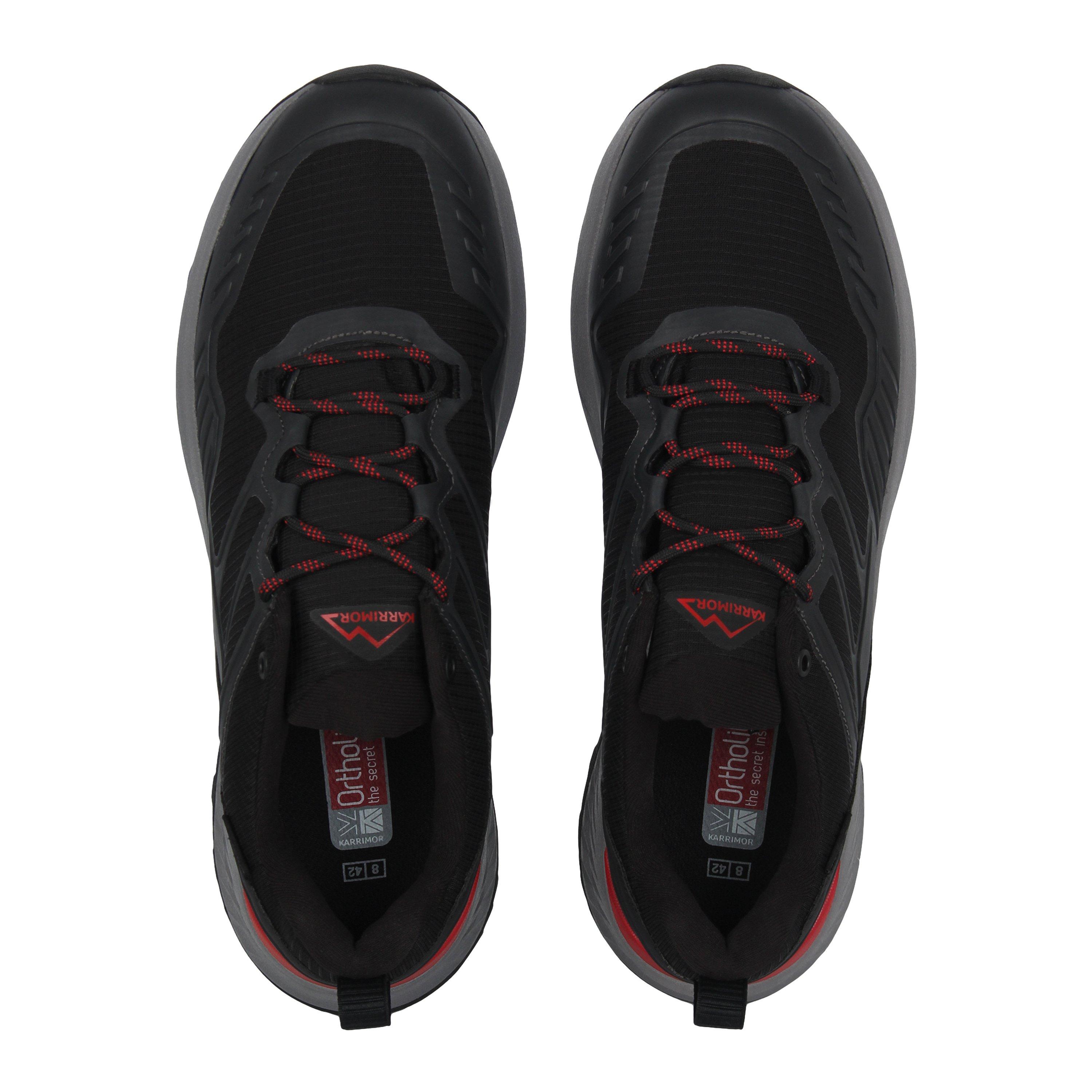 Char/Blk/Rouge - Karrimor - Haraka Waterproof Walking Shoes Mens - 5