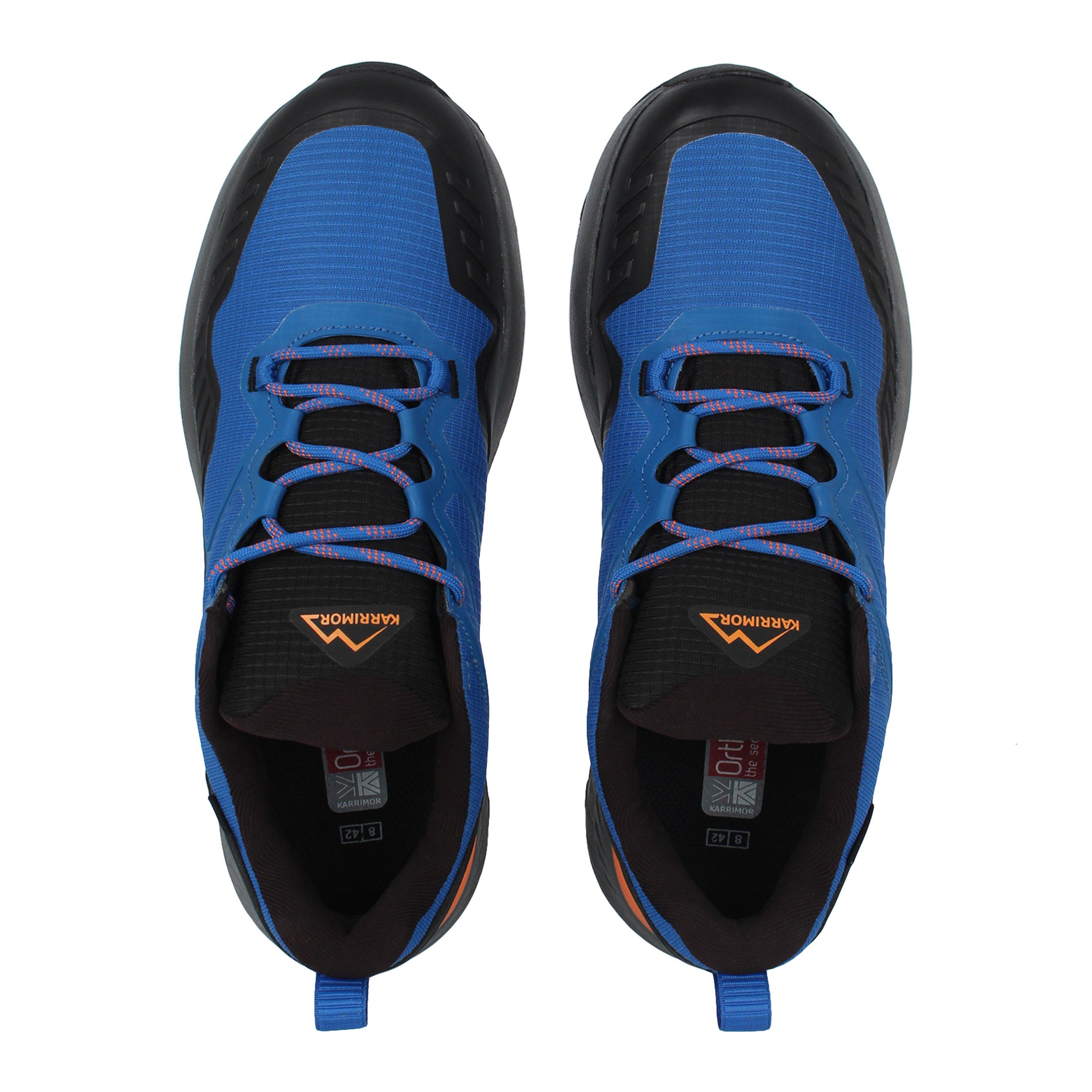 Blauw/Zwart/Oranje - Karrimor - Haraka Waterproof Walking Shoes Mens - 5