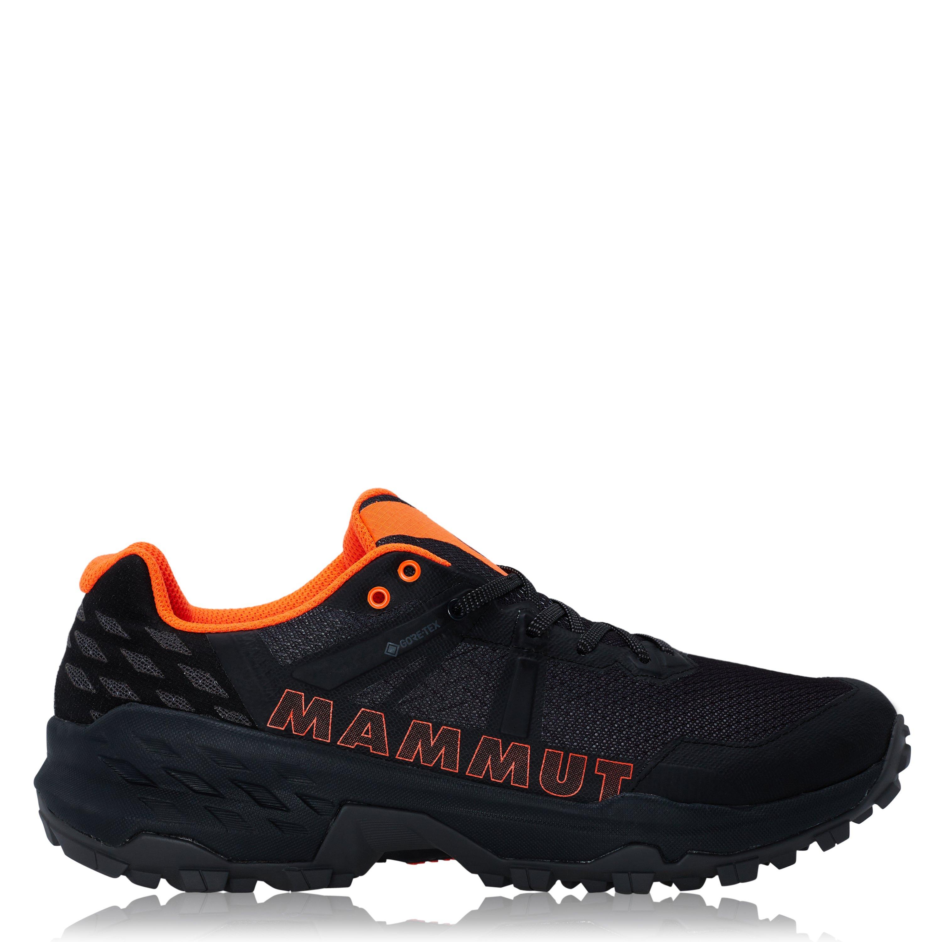Black/Orange - Mammut - Men's Sertig II GTX Low Waterproof Trekking Shoes - 1