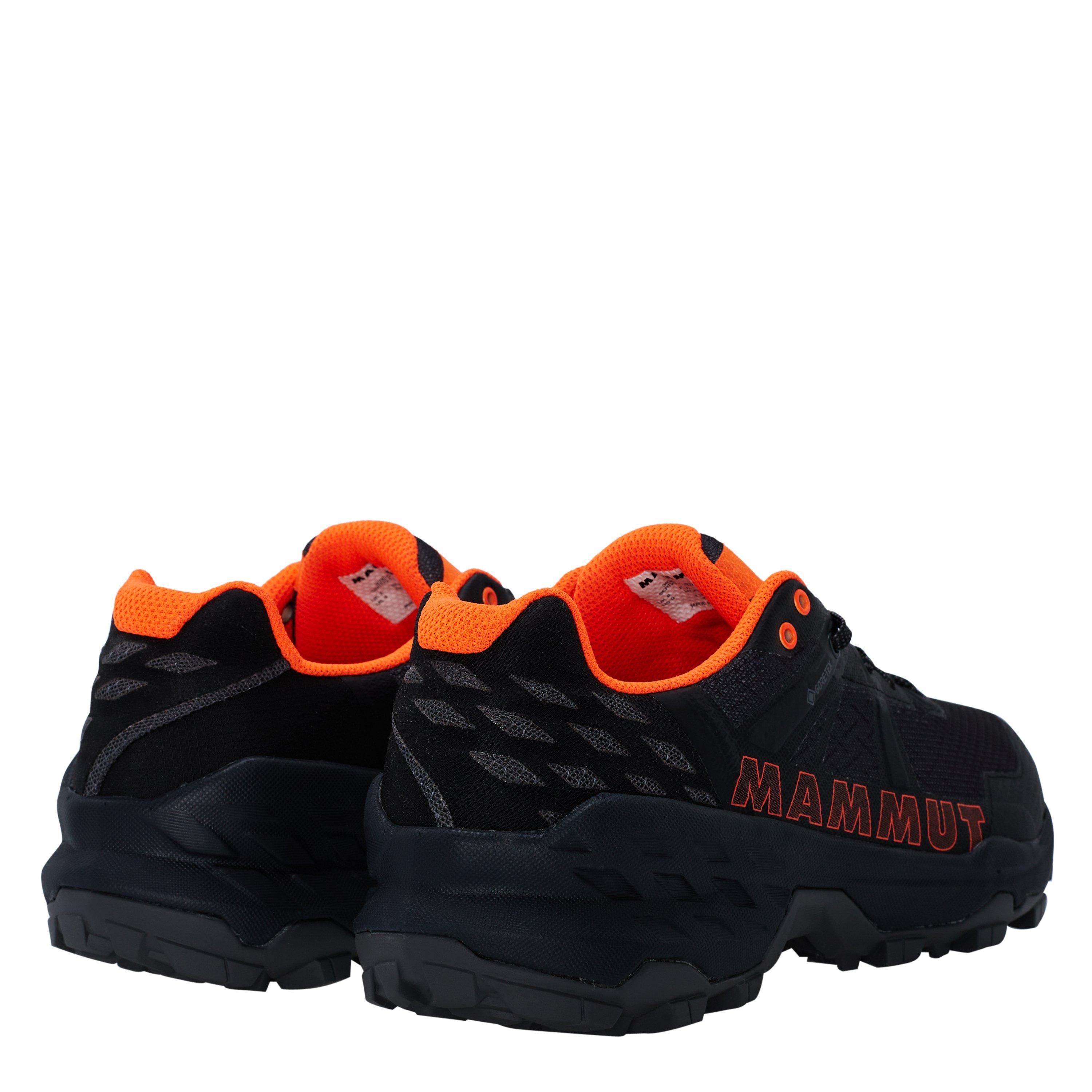 Zwart/Oranje - Mammut - Sertig II GTX Low Walking Shoes - 5