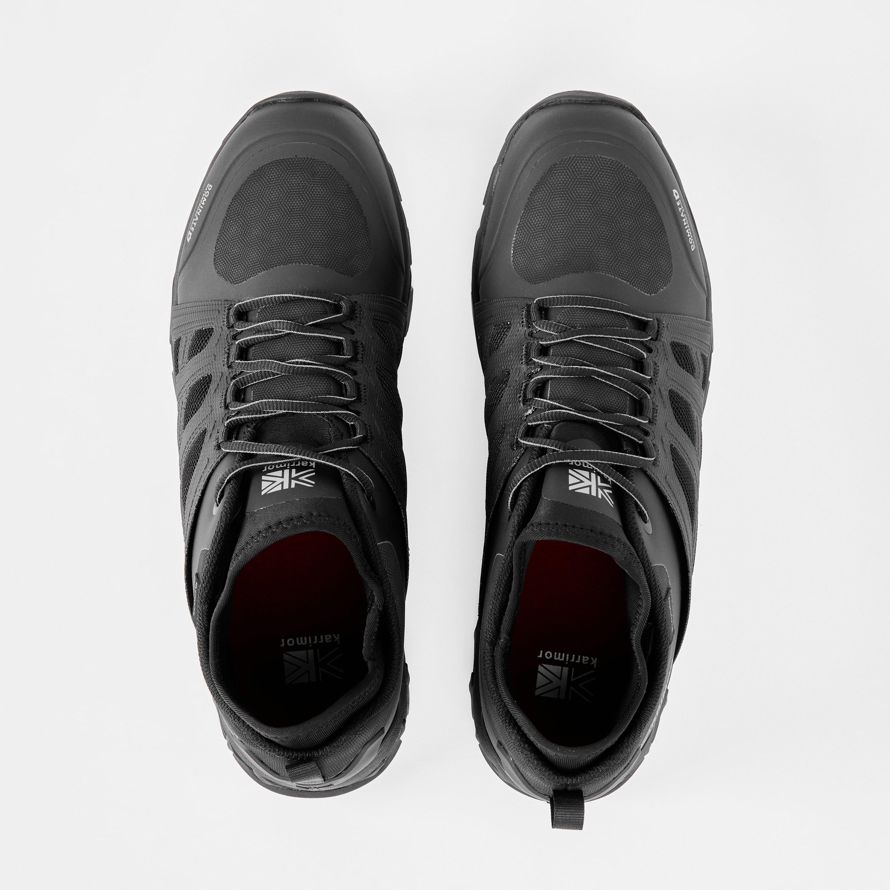 Sort - Karrimor - Dominator Waterproof Walking Shoes Mens - 6