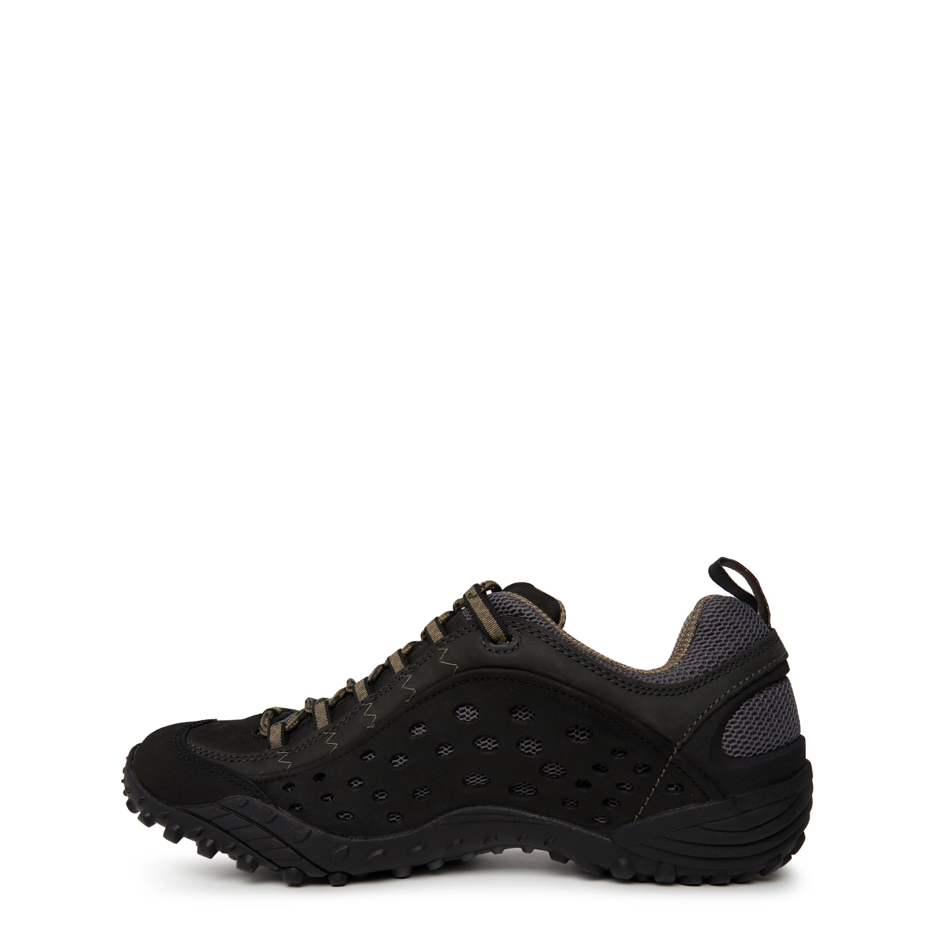 Smooth Black - Merrell - Intercept Leather Walking Shoes Mens - 2