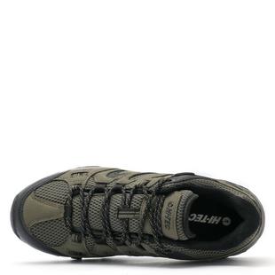 OliveNght/Blk - Hi Tec - Ravus Vent Lite Low WP Mens Walking Boots - 3