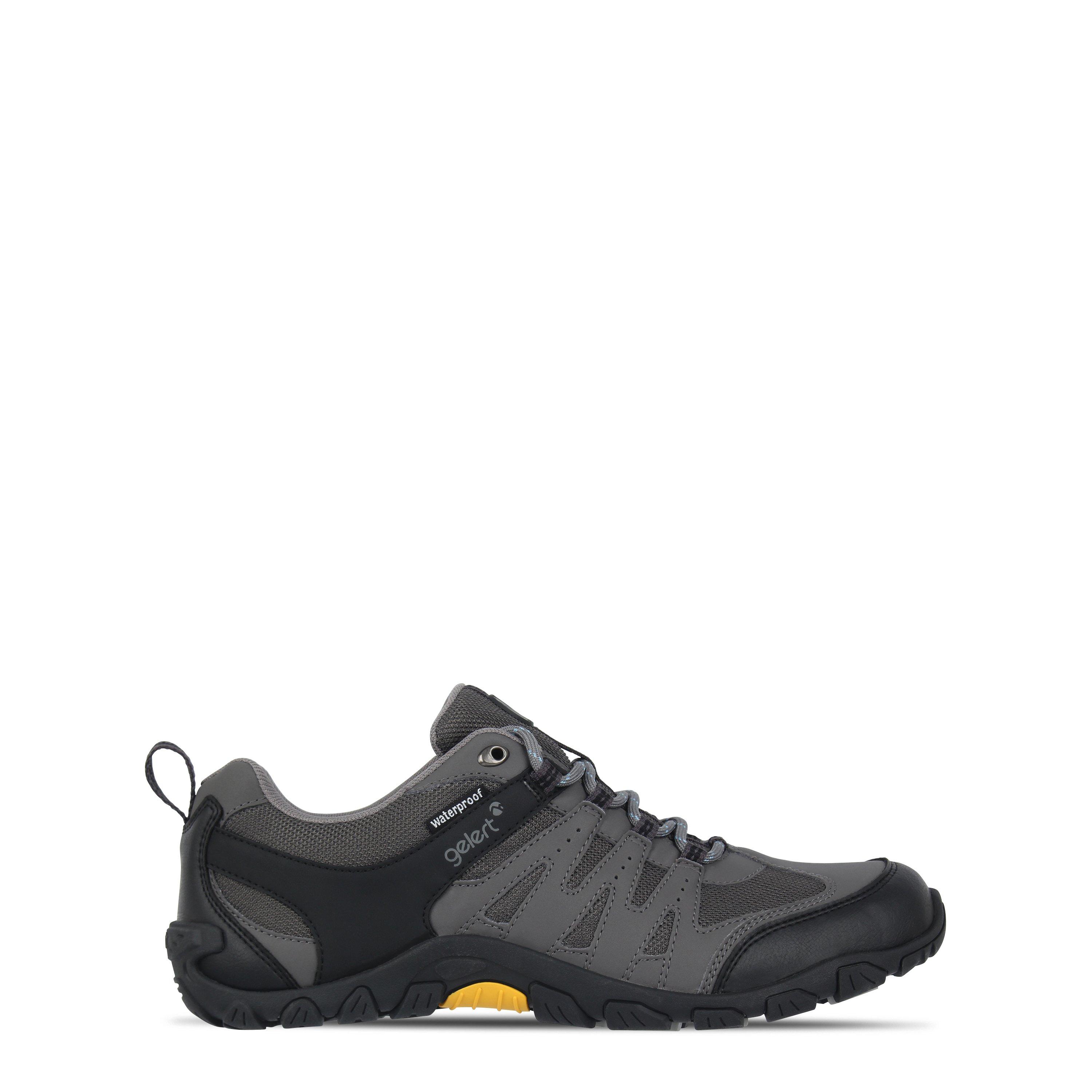Charcoal - Gelert - Rocky Waterproof Walking Shoes Mens - 1