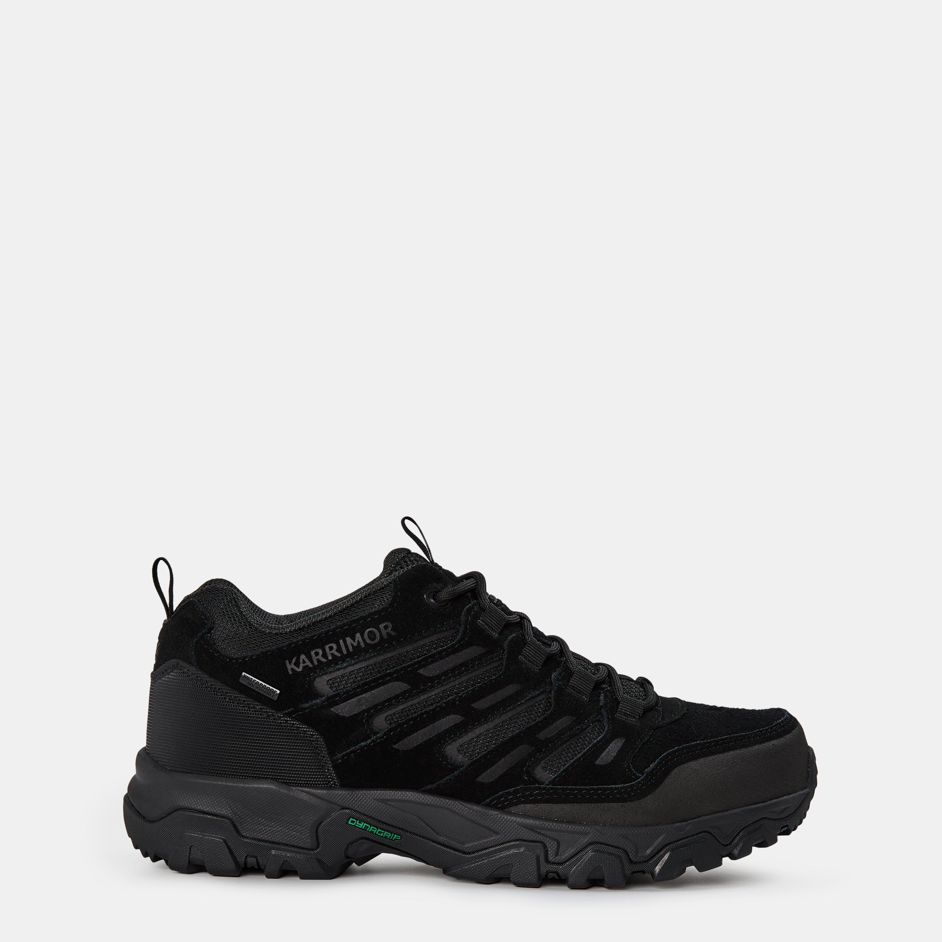 Karrimor Men's Mount Waterproof Walking Shoes - Black/Black - 8 (42)