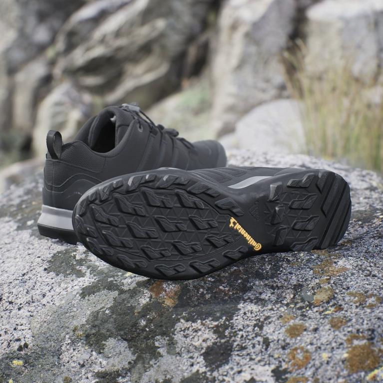 Noir - adidas - Black Polished Spatola Sandals - 13