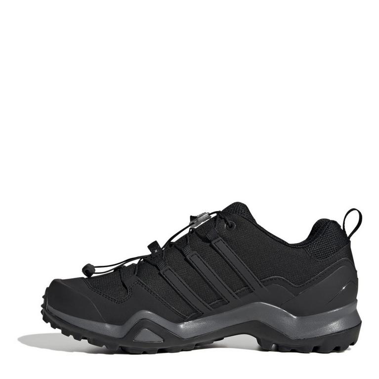 Noir - adidas - Black Polished Spatola Sandals - 2