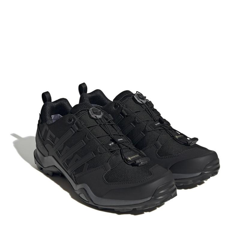 Noir - adidas - Black Polished Spatola Sandals - 3