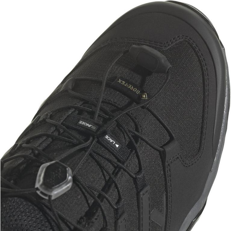 Noir - adidas - Black Polished Spatola Sandals - 8