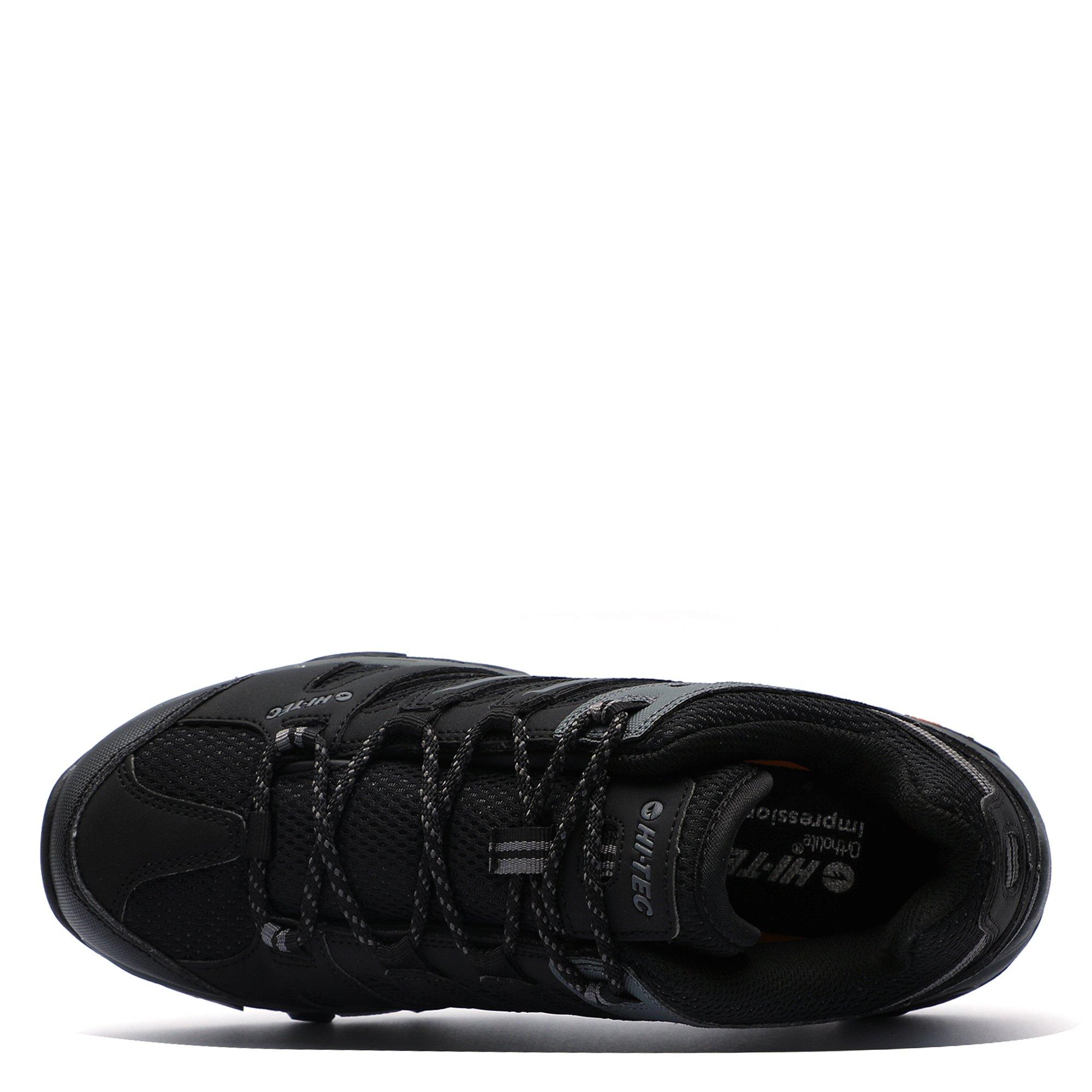 Black/Graphite - Hi Tec - Tarantula Mens Low WP Walking Boots - 3