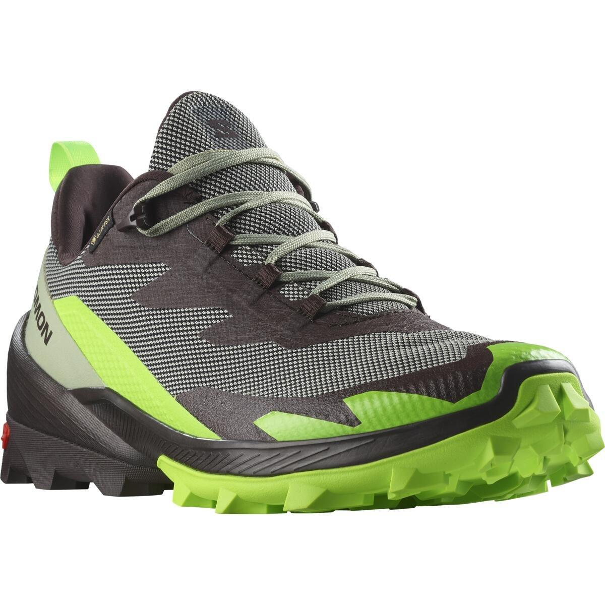 Black/Green - Salomon - Crossover 2 GTX Mens Walking Shoe - 2