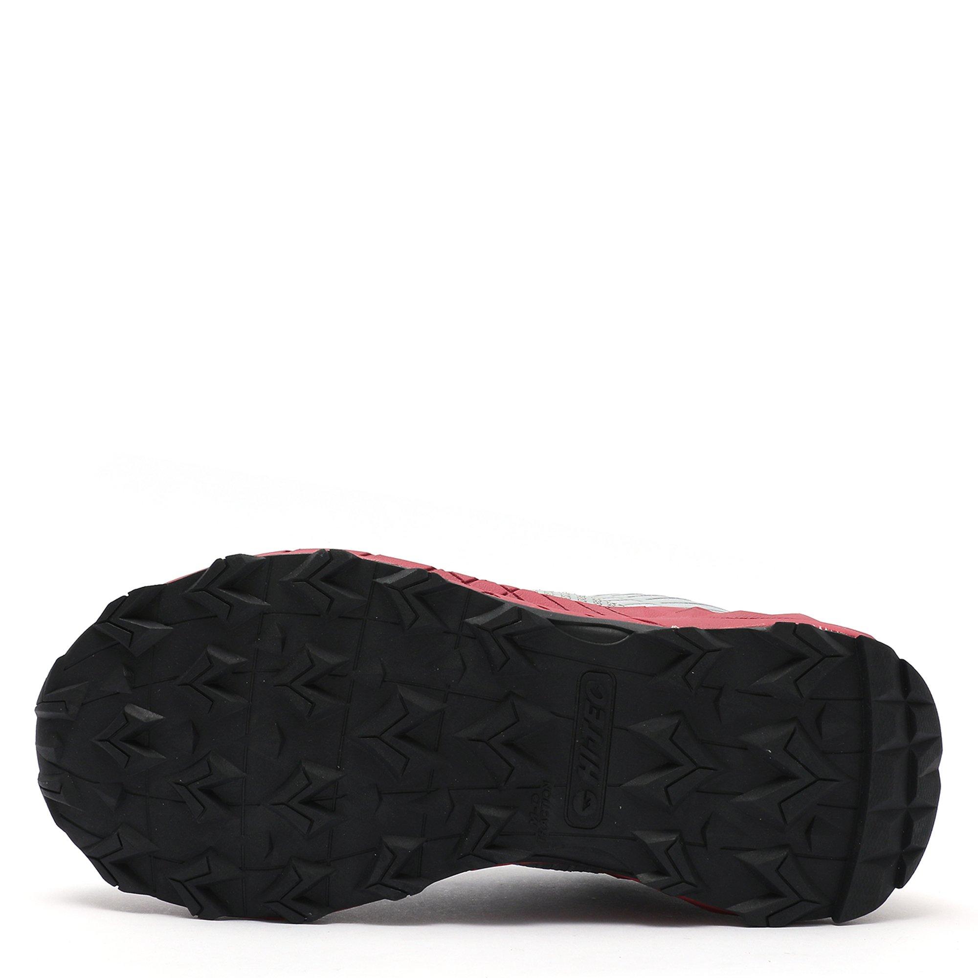 CGry/Blk/BrkRed - Hi Tec - Geo Fuse Mens Hiking Shoes - 4