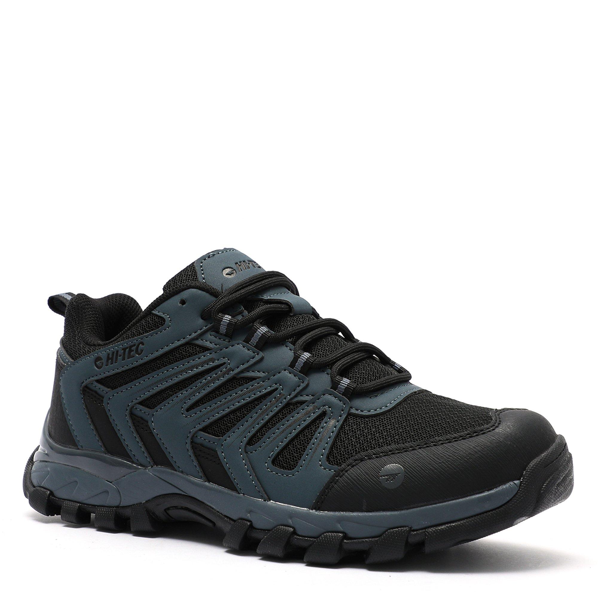 Black/Blue - Hi Tec - Grand Paradiso Mens Low Trekking Shoes - 5