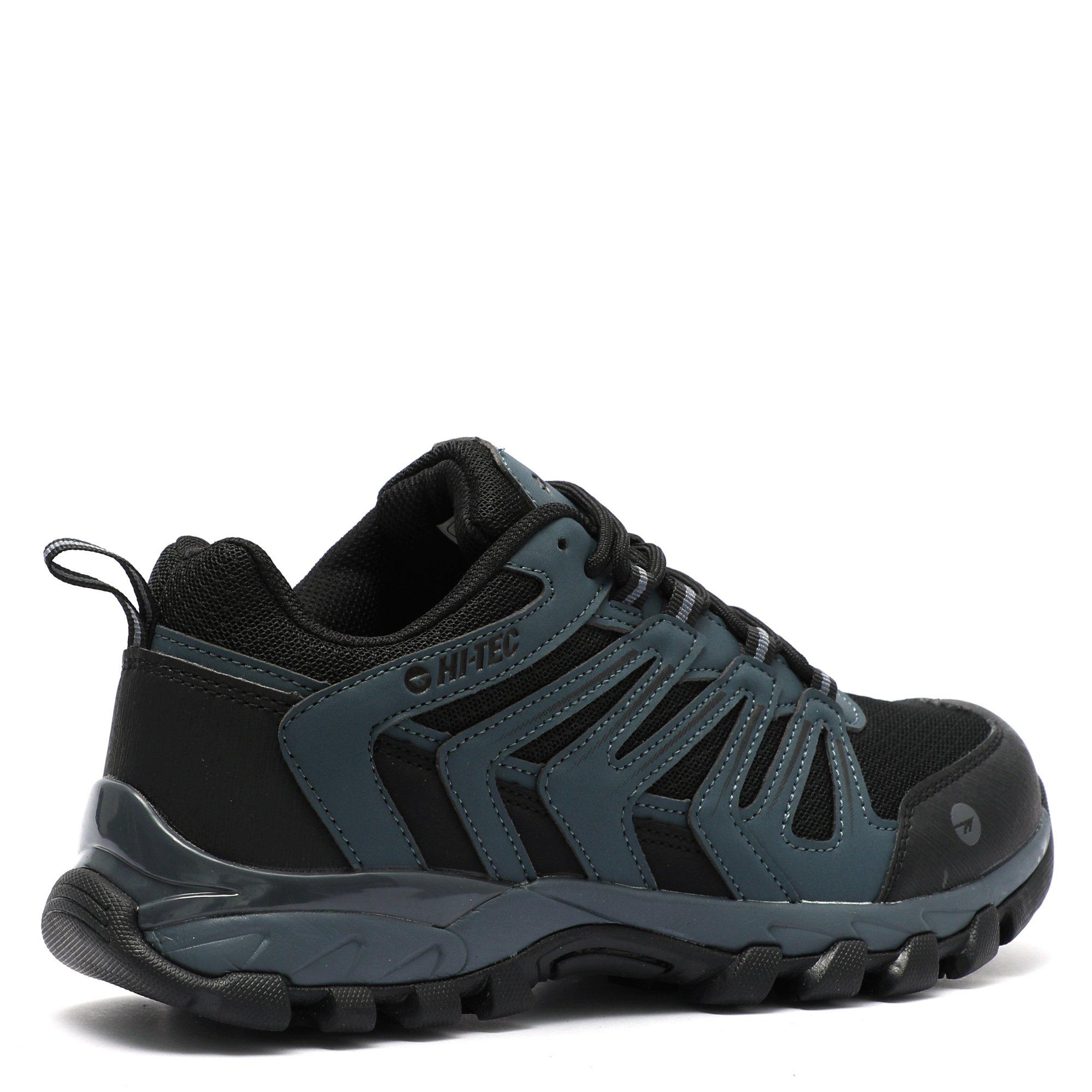 Black/Blue - Hi Tec - Grand Paradiso Mens Low Trekking Shoes - 6