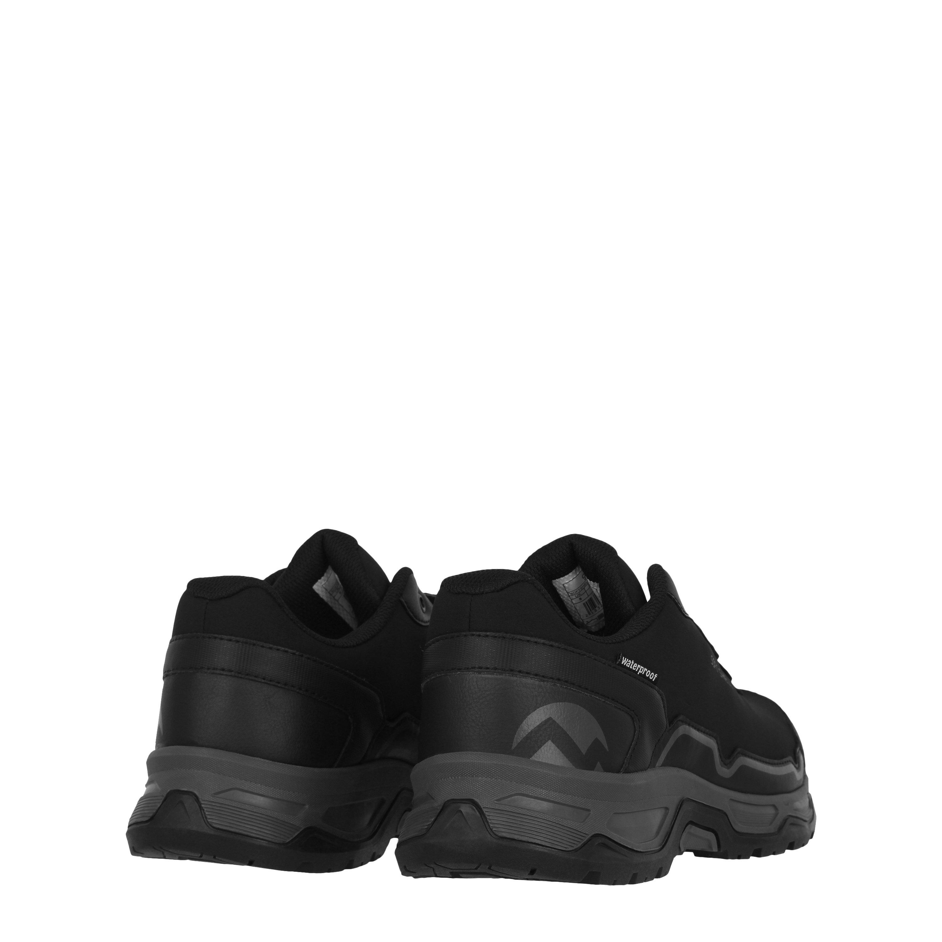 Black - Gelert - Softshell Waterproof Walking Shoes Mens - 5