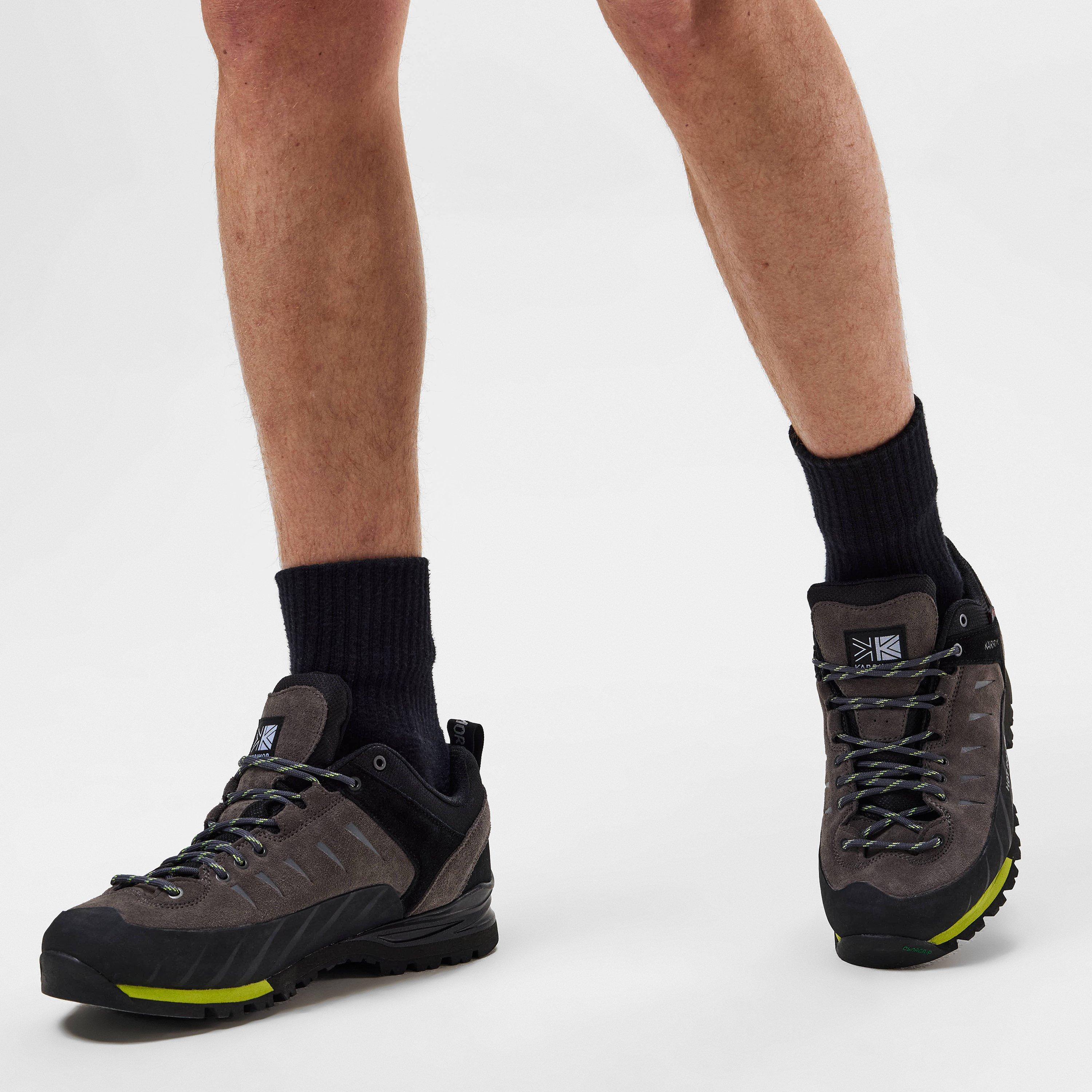 Charcoal/Lime - Karrimor - Hot Route Waterproof Walking Shoes Mens - 3
